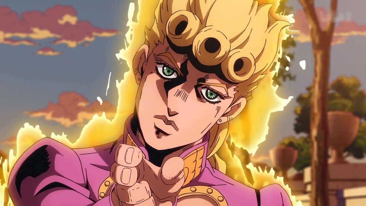 Download Giorno Giovanna From Jojo Manga Portrait Wallpaper
