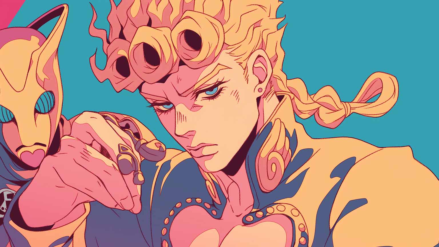 Giorno Giovanna Stand Pose Desktop Wallpaper