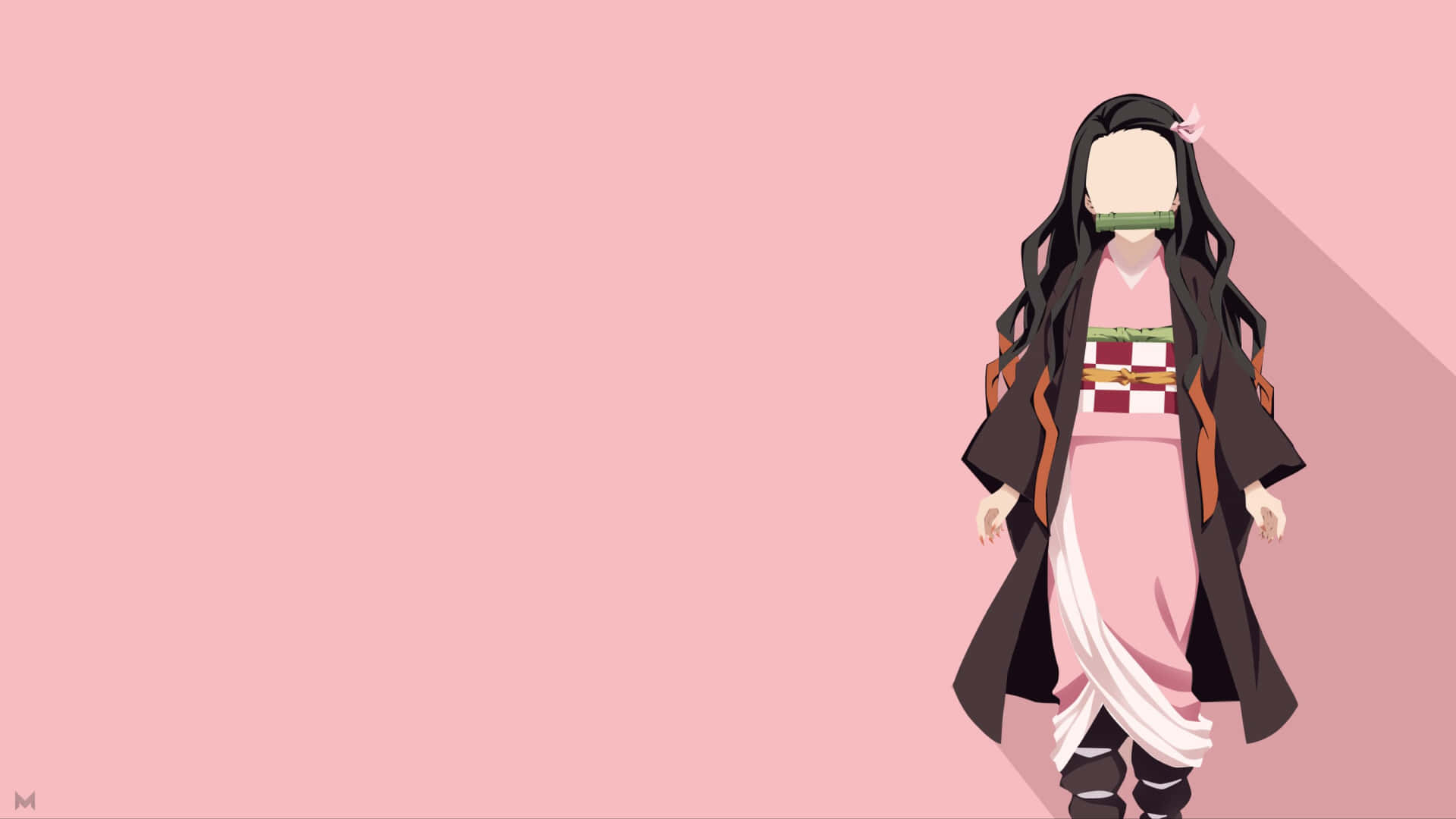 Download Show Your Appreciation For Kimetsu No Yaiba With This Nezuko Desktop Wallpaper