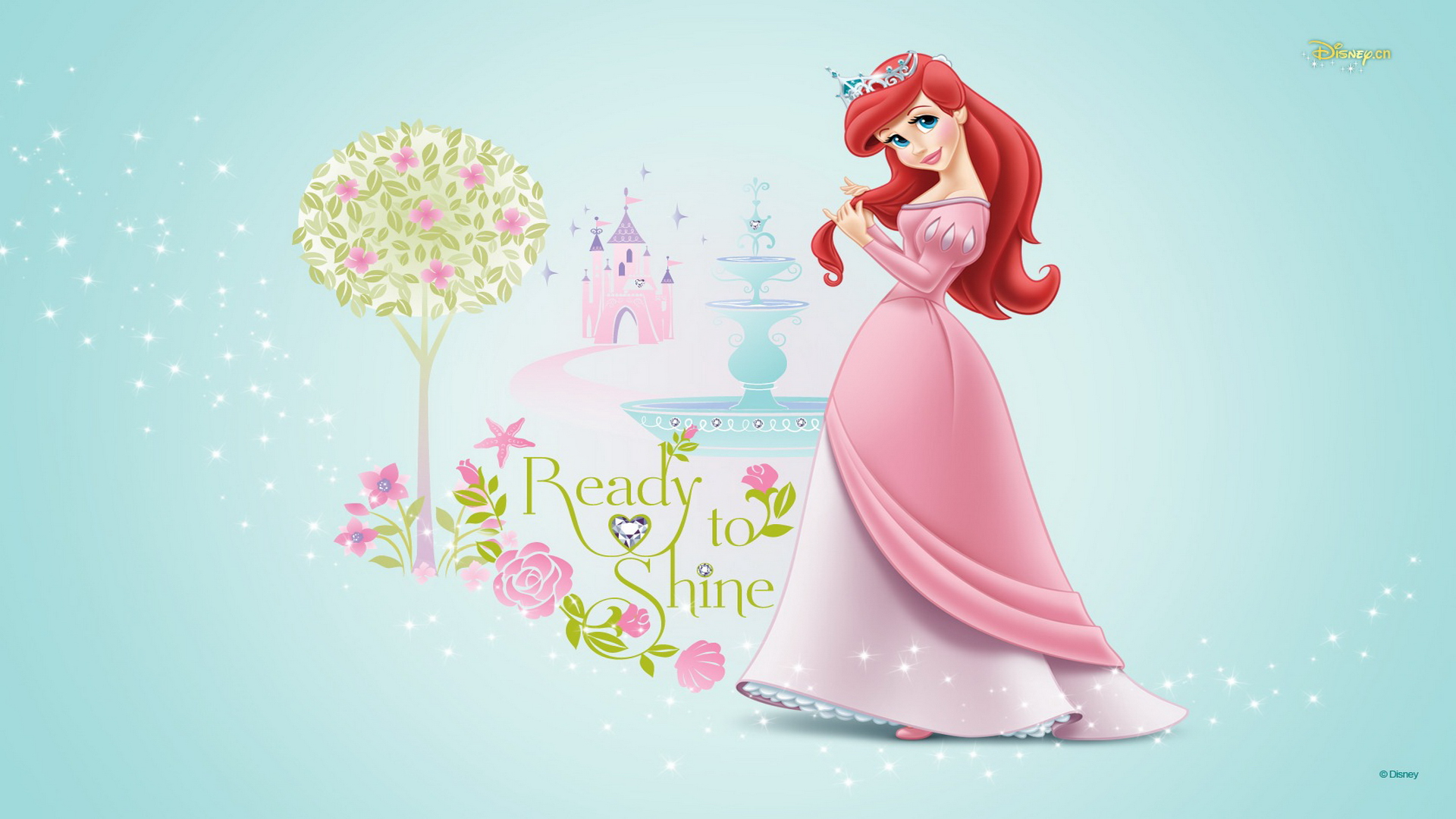 Disney Princess Ariel Background Wallpaper 07802