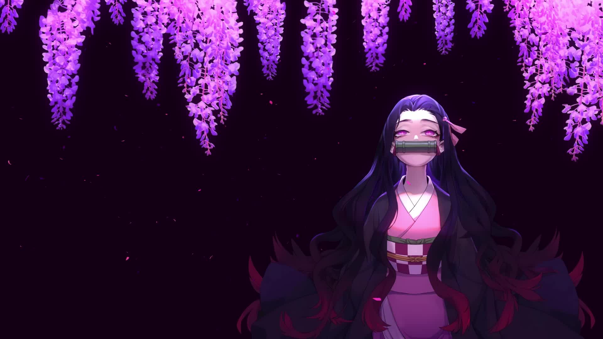 PC HD Nezuko Kamado Live Anime Wallpaper