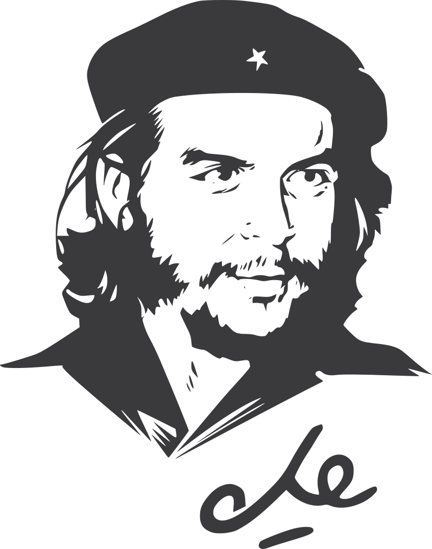 Che Guevara Portrait Clip Art Image