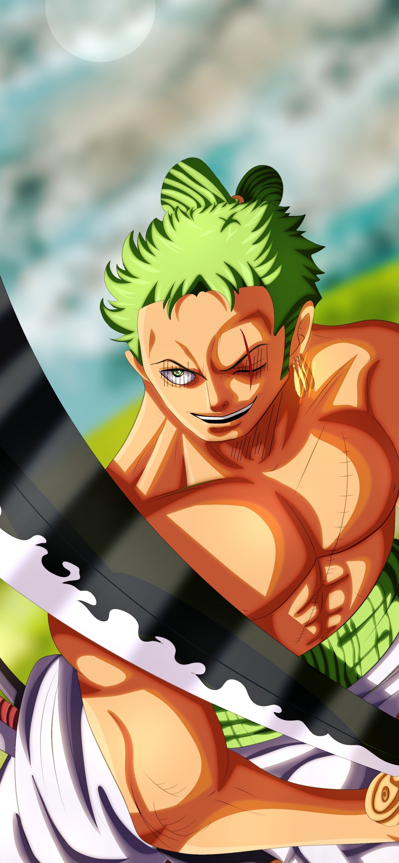 Roronoa Zoro Wallpaper 4K, One Piece