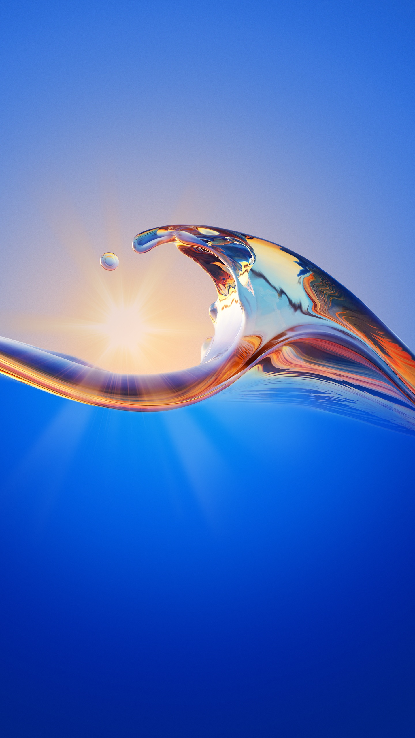 Ocean Waves Wallpaper 4K, Sunlight, Daytime, Blue