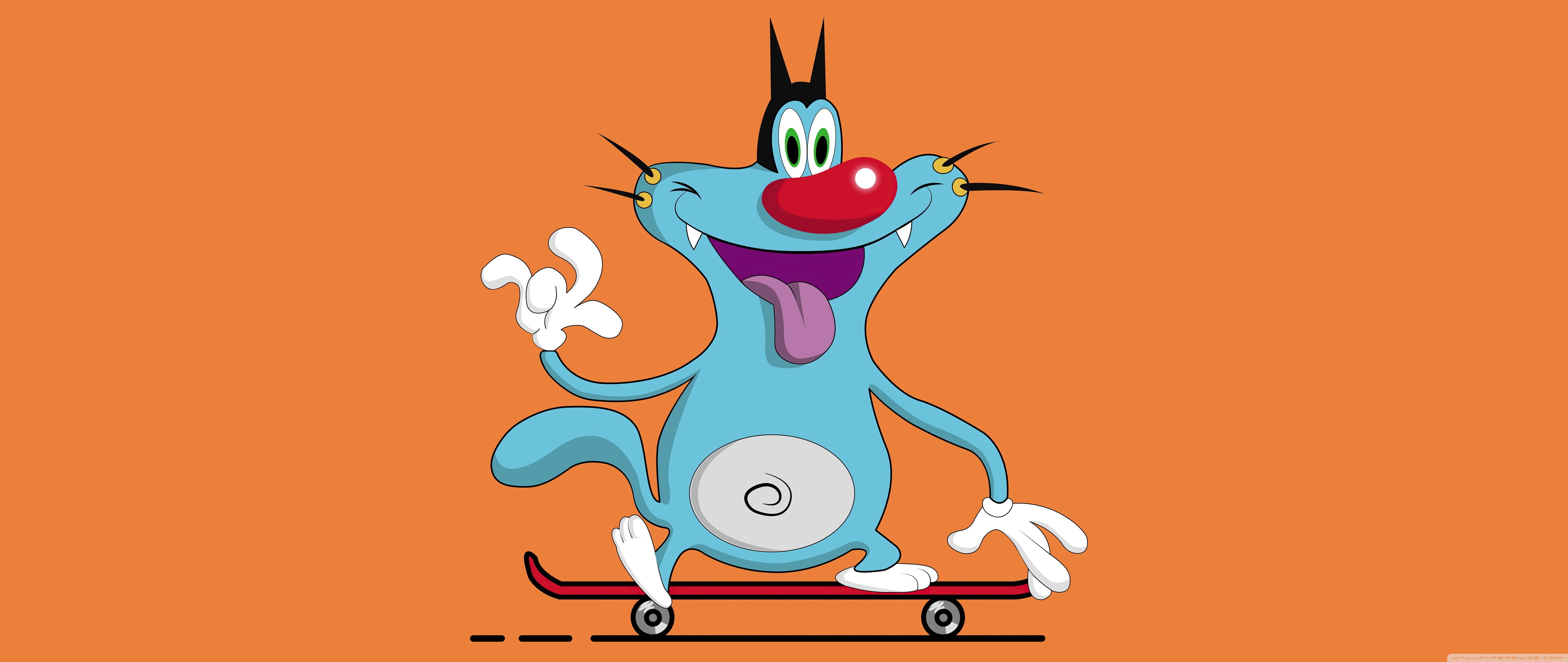 Oggy 4K UHD Wallpaper for UltraHD Desktop and TV, Widescreen and UltraWide Display, Smartphone and Tablet Devices