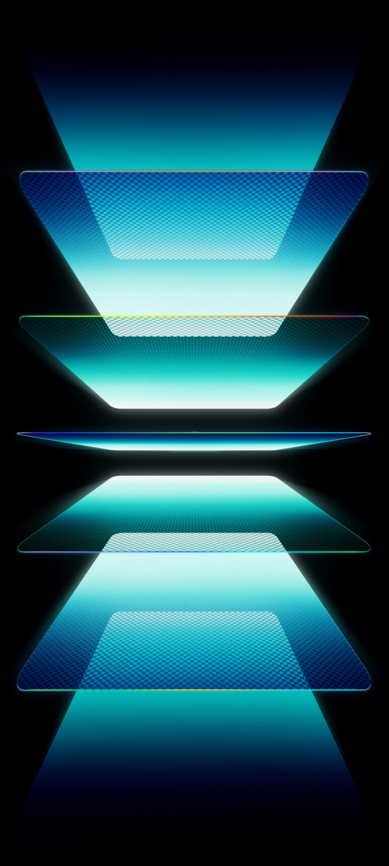 Blurred Flutter. Dark K60 Pro Stock Wallpaper