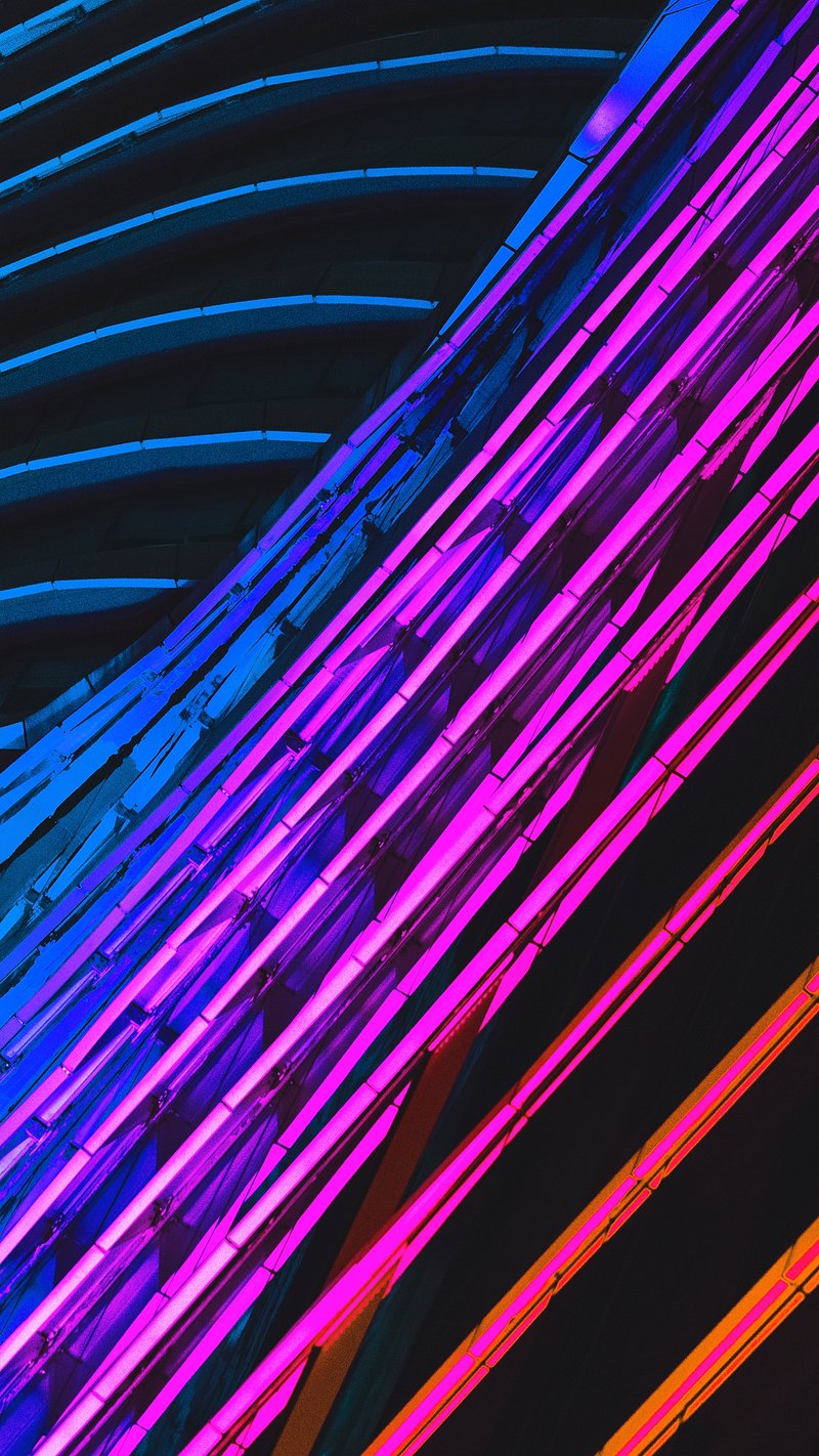 Dark Neon Purple And Blue Phone Wallpaper Image Wallpaper