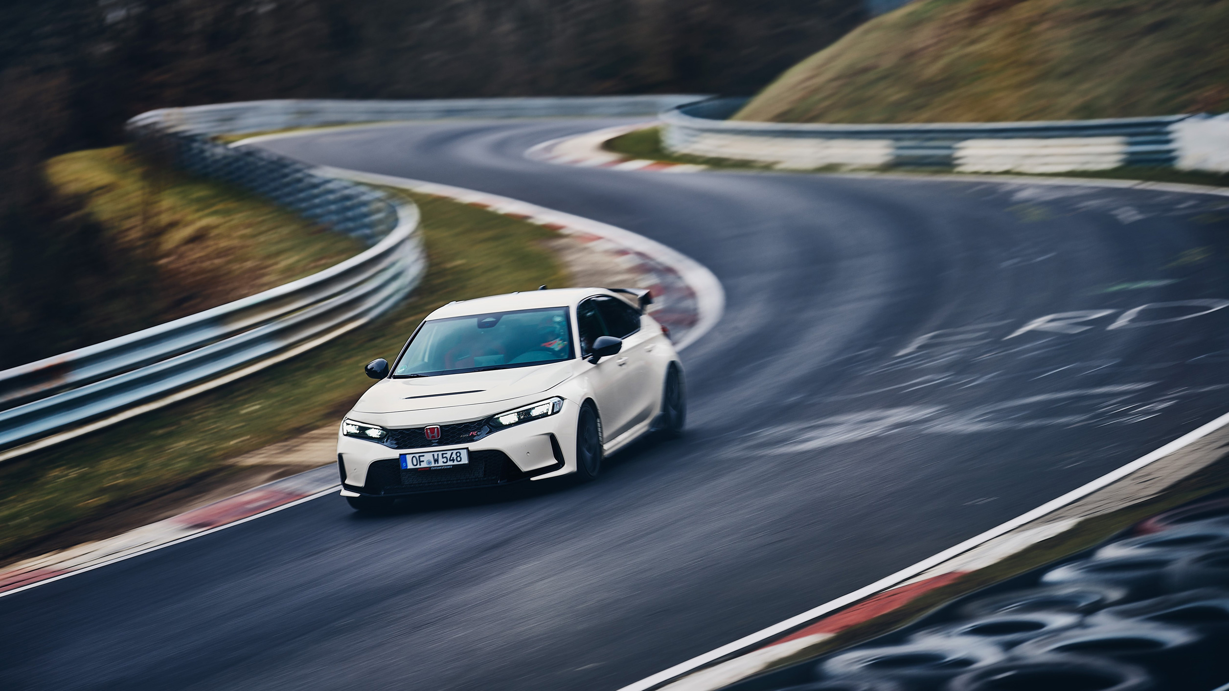 Watch the Honda Civic Type R rip a new Nurburgring lap record