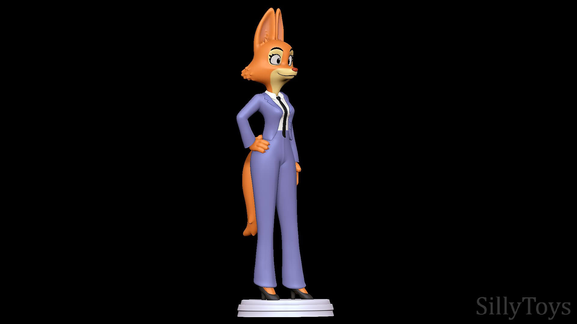 Diane Foxington Bad Guys 3D Model