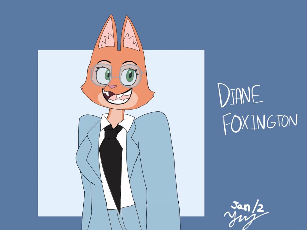 Diane Foxington by Bumbleboi on Newgrounds