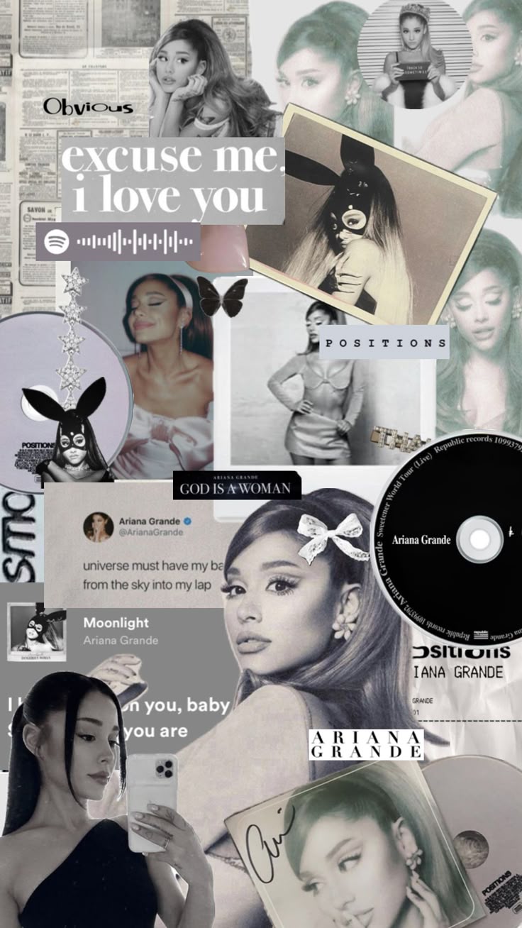 vibes #music #wallpaper #arianagrande #quotes #grey #aestehthic #positionsalbum #thankyounex. Ariana grande wallpaper, Ariana grande picture, Ariana grande cute