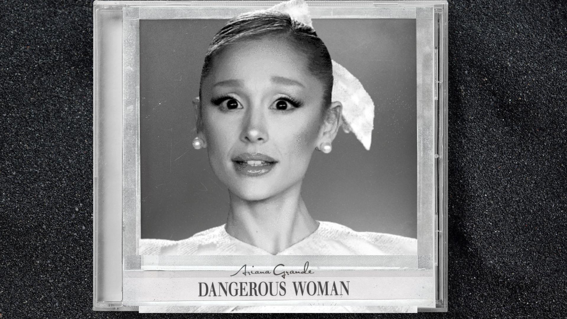 Old image of Ariana updated to feature her 2025 face