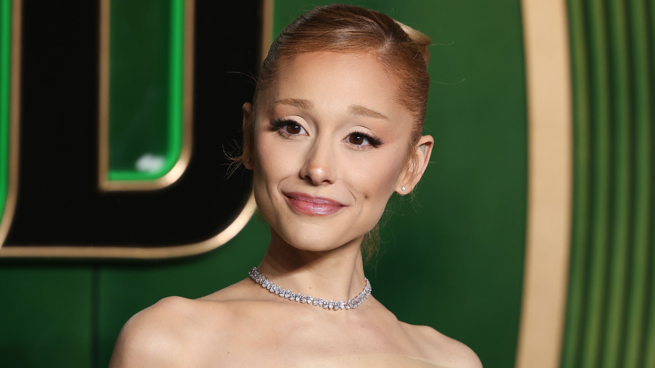 Ariana Grande Wore the Most Basic Hair Accessory With the Fanciest Updo