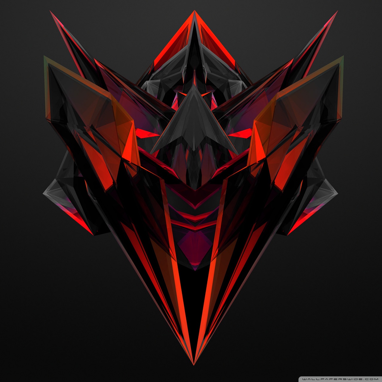 Abstract Red 4K UHD Wallpaper for UltraHD Desktop and TV, Widescreen and UltraWide Display, Dual Monitor, Smartphone and Tablet Devices