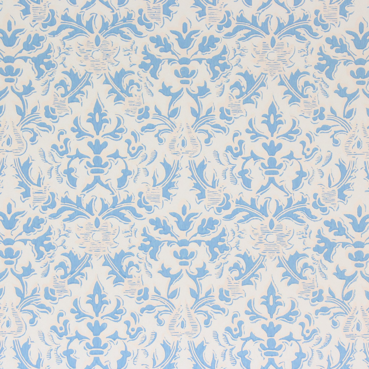 1960s Vintage Wallpaper Damask Design Blue's Vintage Wallpaper