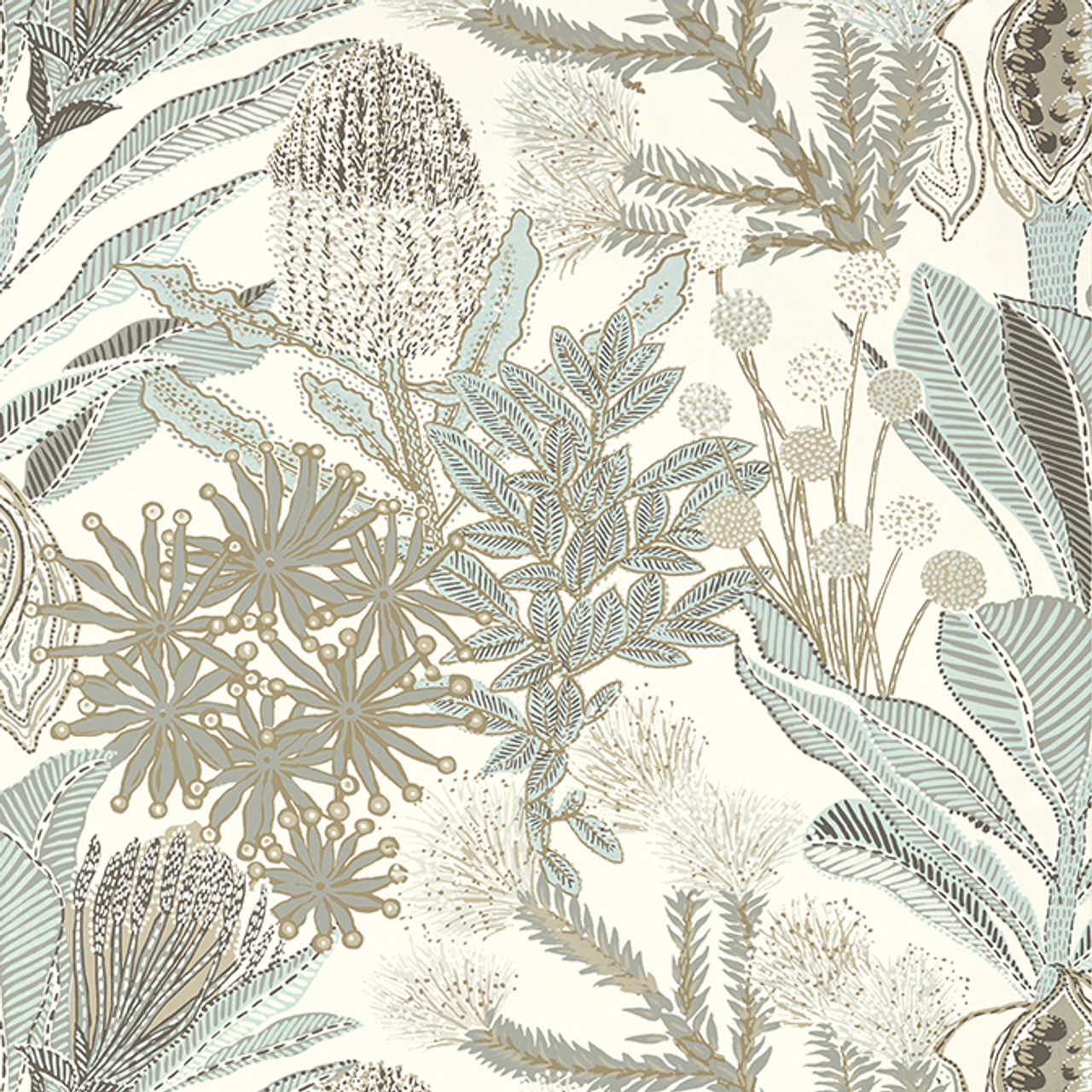 Protea Neutral and Spa Blue T13924