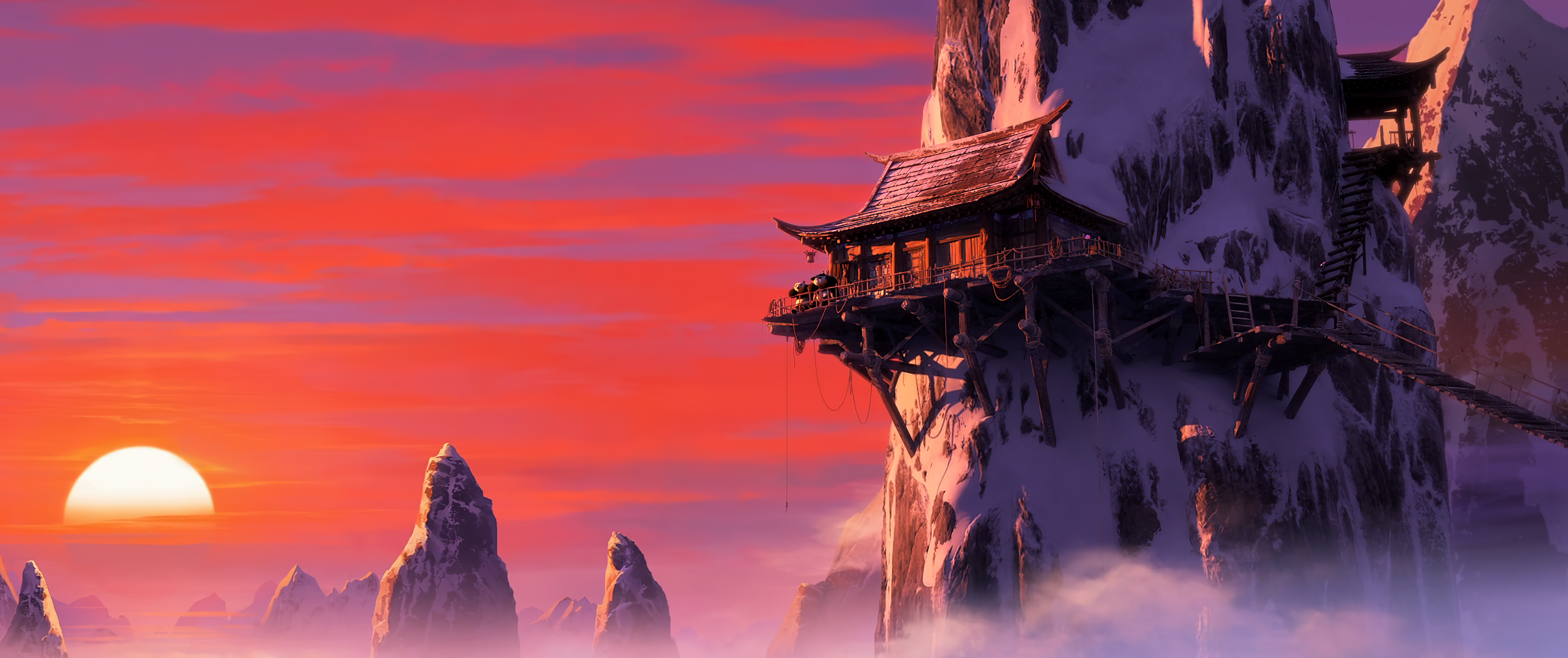 Wallpaper DreamWorks Animation, Cloud, Atmosphere, World, Building, Background Free Image