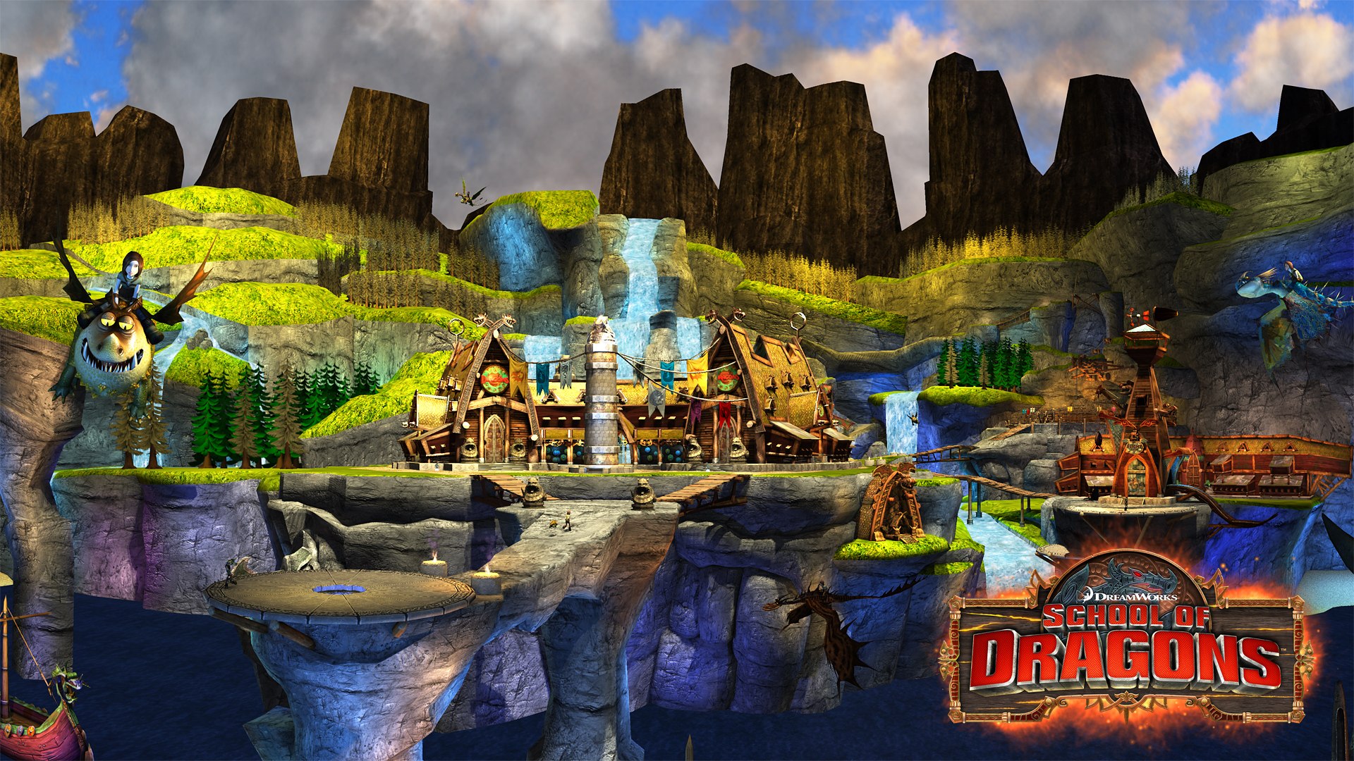 Dreamworks Dragons Widescreen Wallpaper 39360