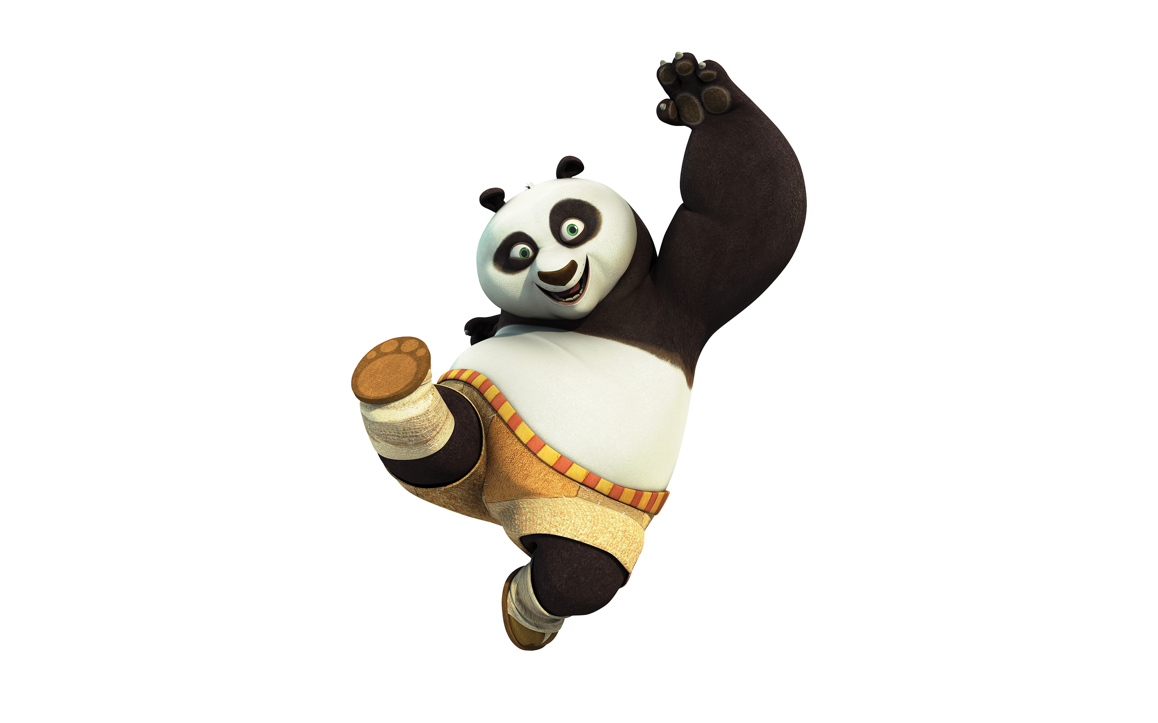 wallpaper for desktop, laptop. kungfu panda animal dreamworks kick cute anime