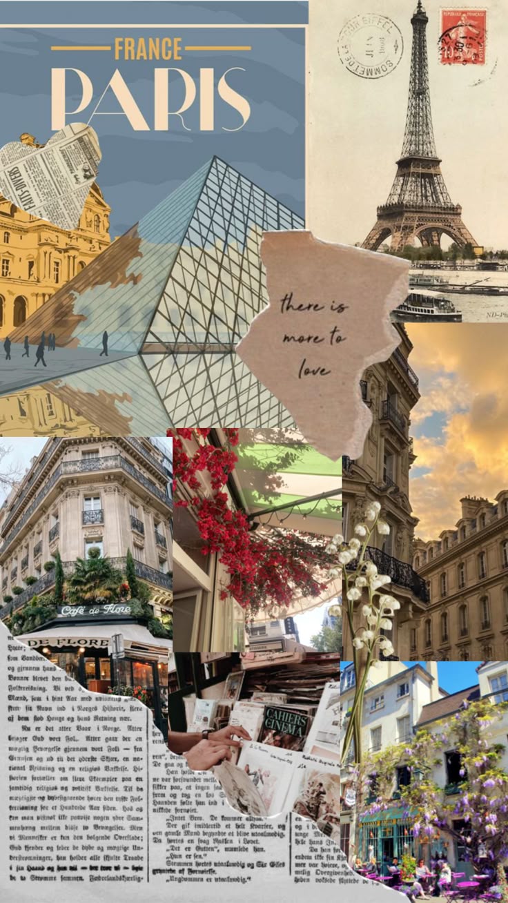 #Paris #aesthetic #vintage #Faminparis. Paris, Travel collage, Paris wallpaper