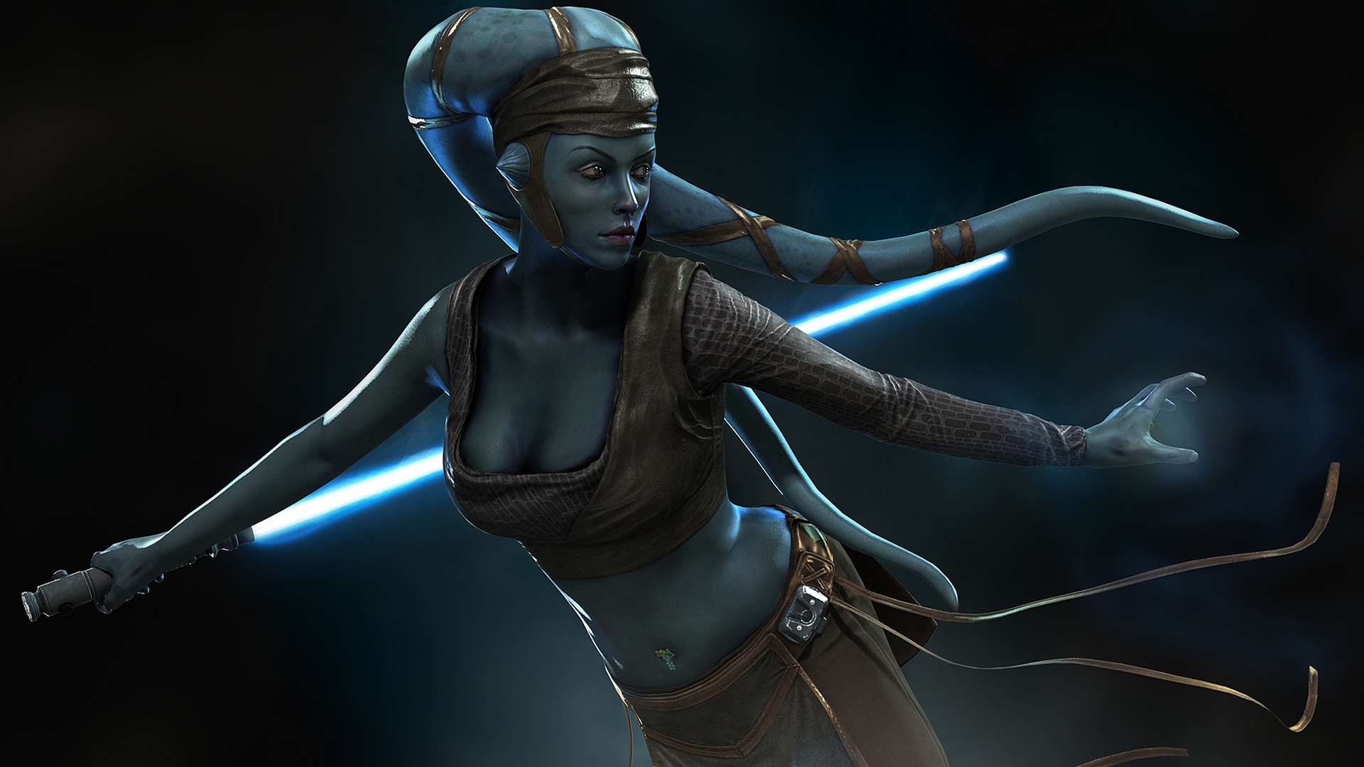 Download Twi'lek (Star Wars) Jedi Aayla Secura Sci Fi Star Wars HD Wallpaper