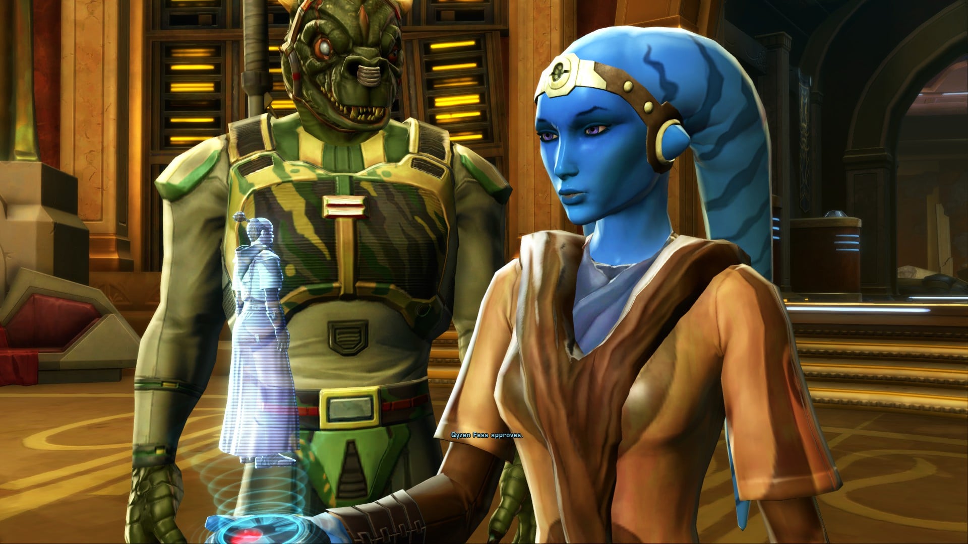 Just started the Jedi Consular story and wanted to share my Twi'lek :)