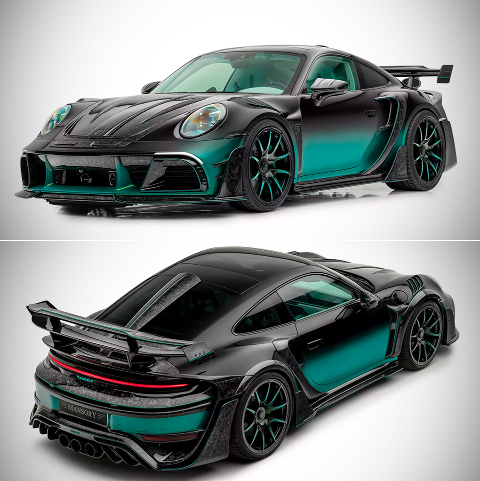 MANSORY P9LM EVO 900 Gives the Porsche 911 Turbo S Forged Carbon Fiber Body Parts