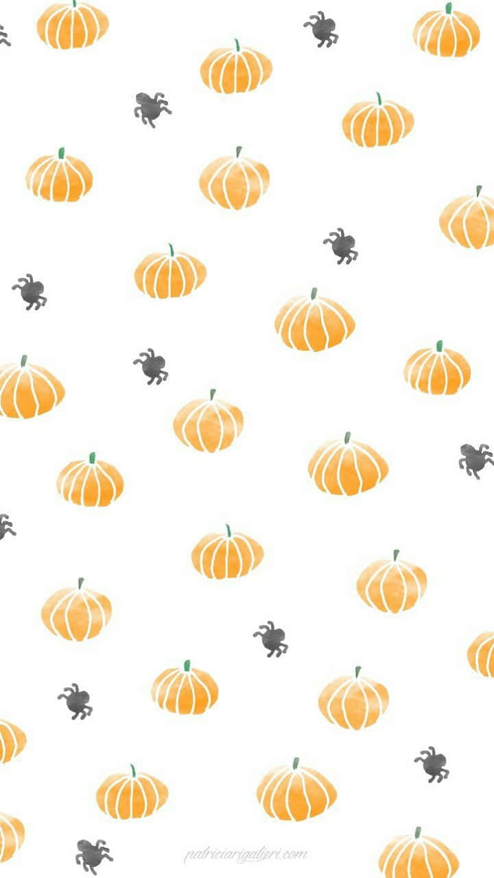 Download Cute Pumpkin iPhone Basic Wallpaper