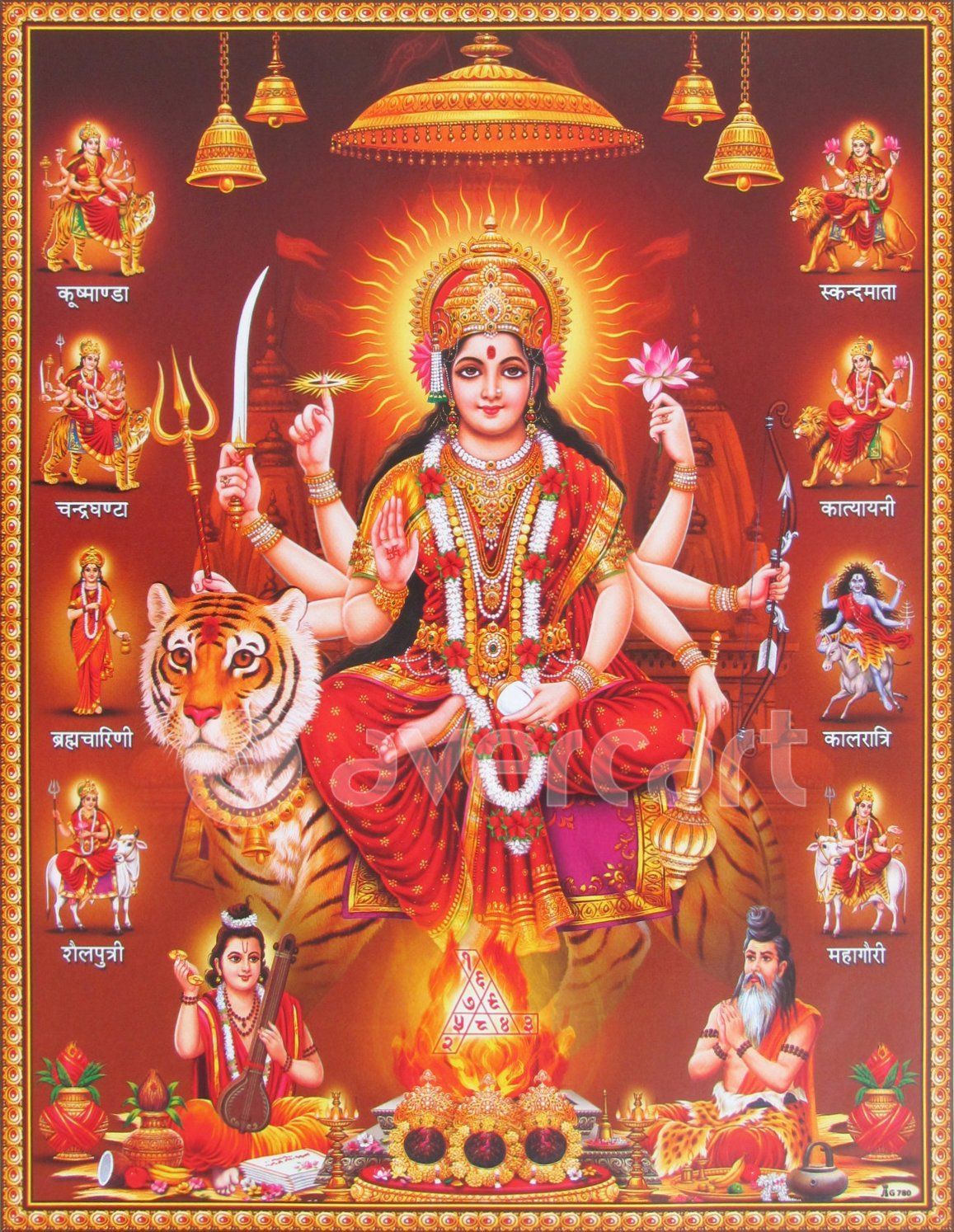 Nav Durga Ji HD Wallpaper