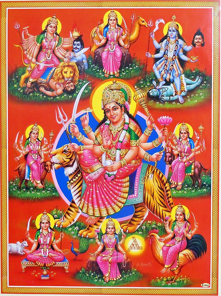 Navadurga.5 x 15.5 in