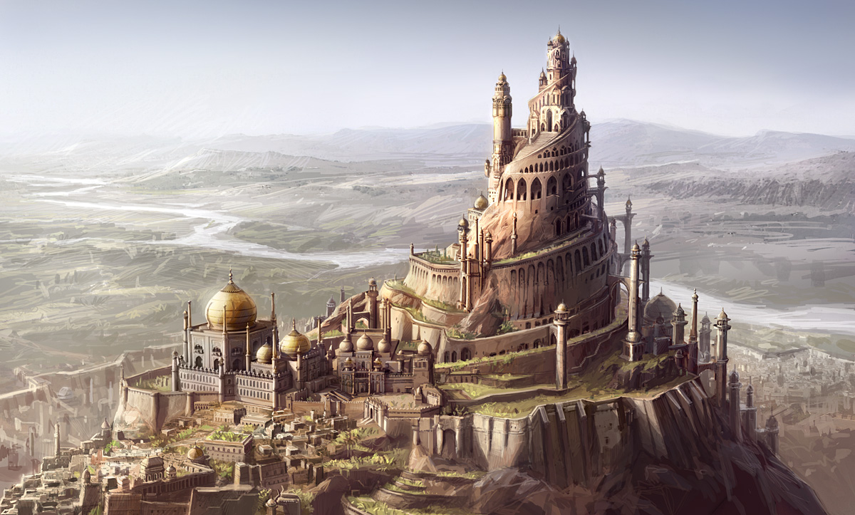 The ruins of Alamut Castle: headquarters of the legendary Assassins. Forge of Empires Forum