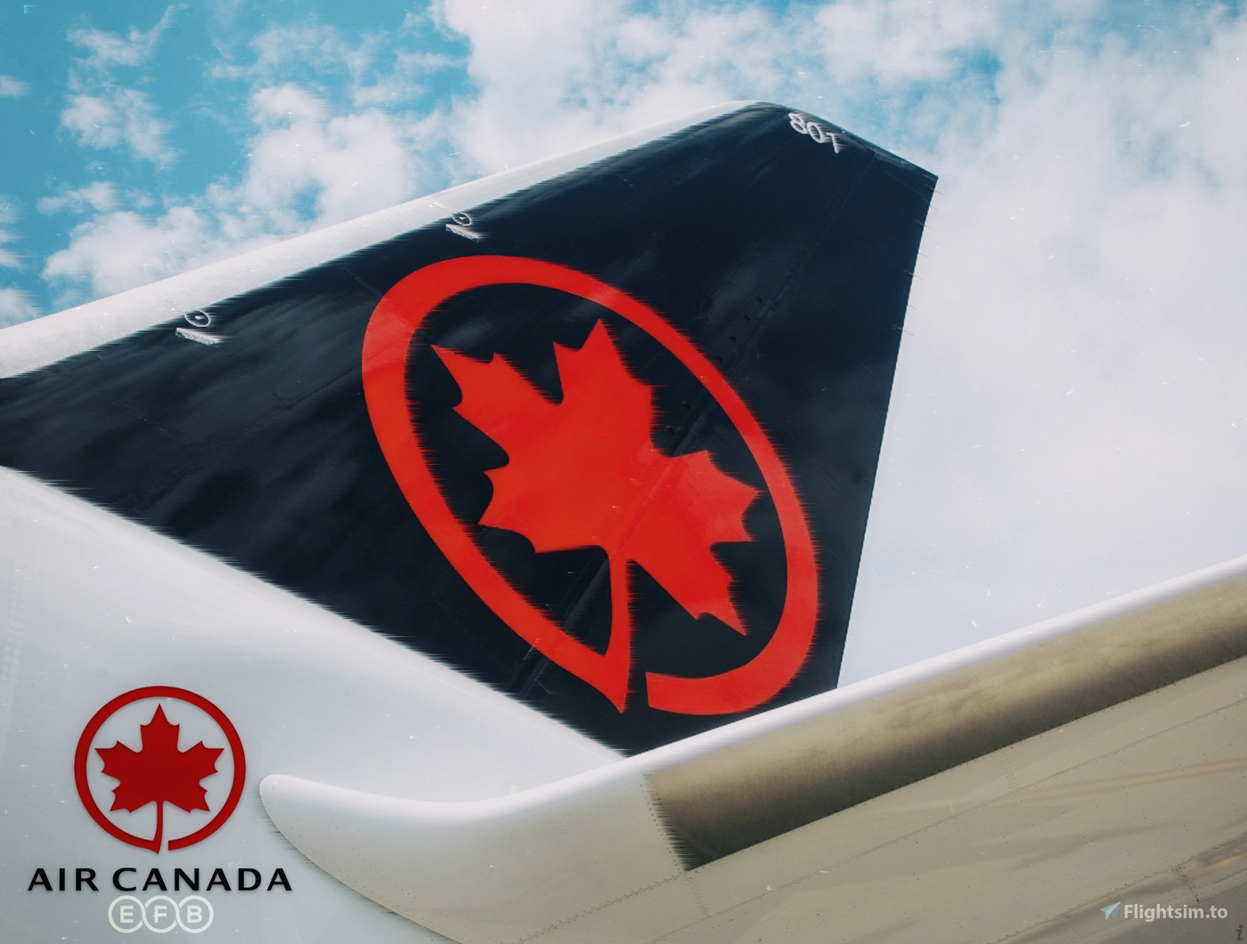 Air Canada EFB Wallpaper. Fenix A320 Block 2 for Microsoft Flight Simulator