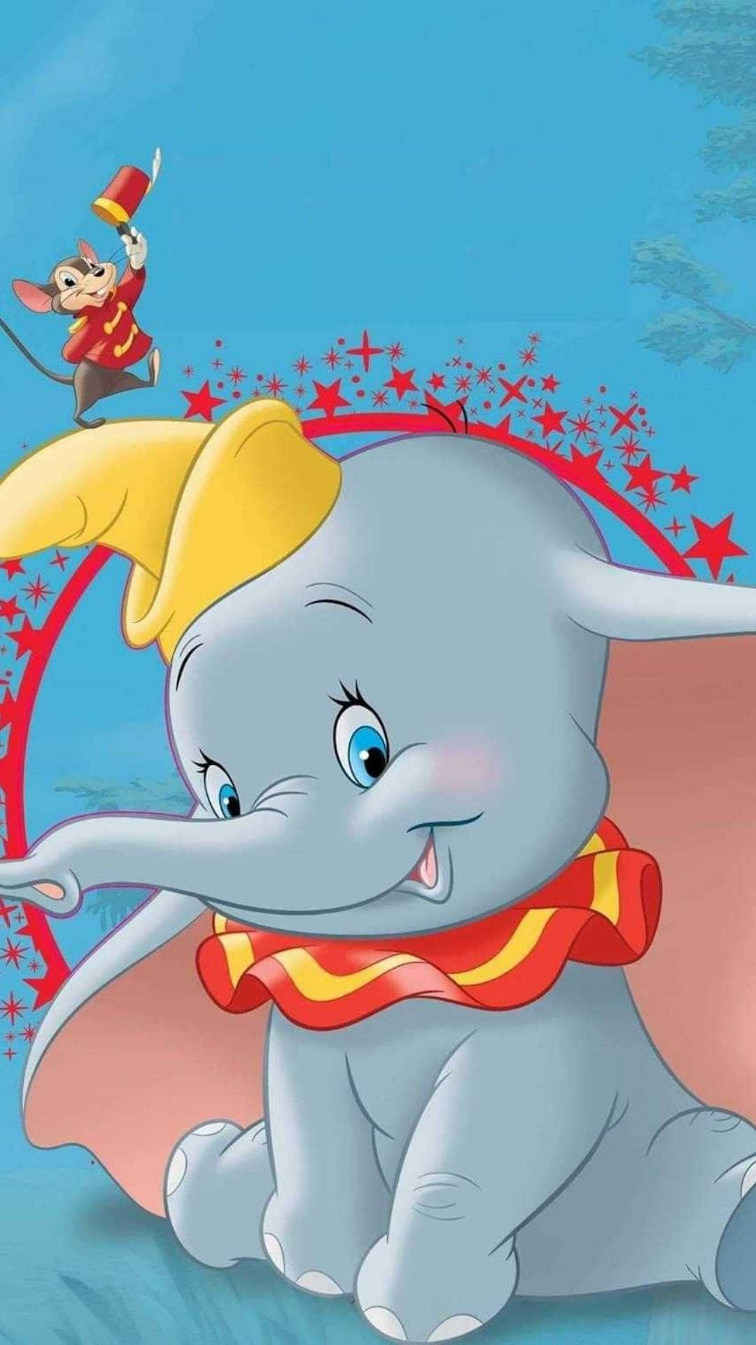 Download Bubbly Elephant Dumbo Wallpaper