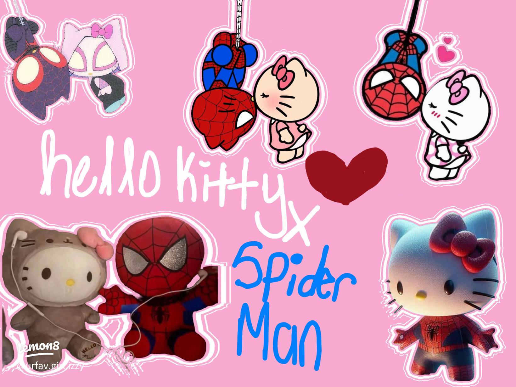 Stunning Hello Kitty X Spider Man Wallpaper For Your IPad