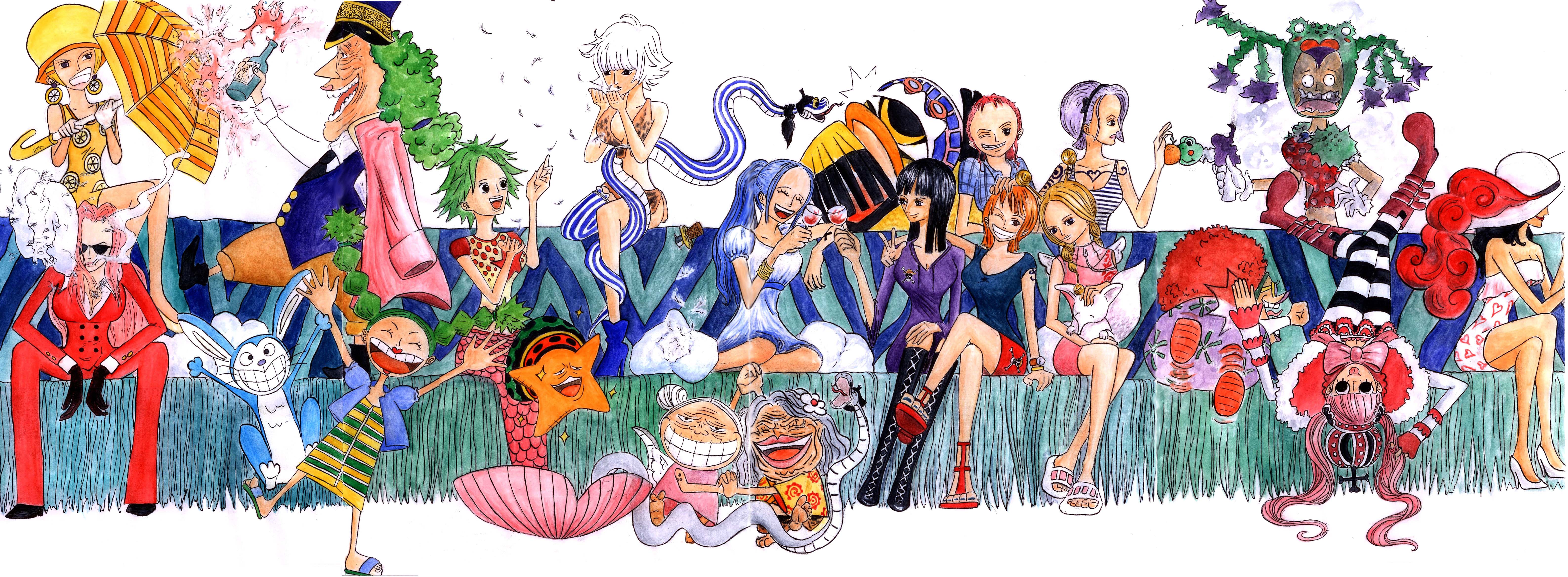 One_Piece_girls_by_orange90. Daily Anime Art
