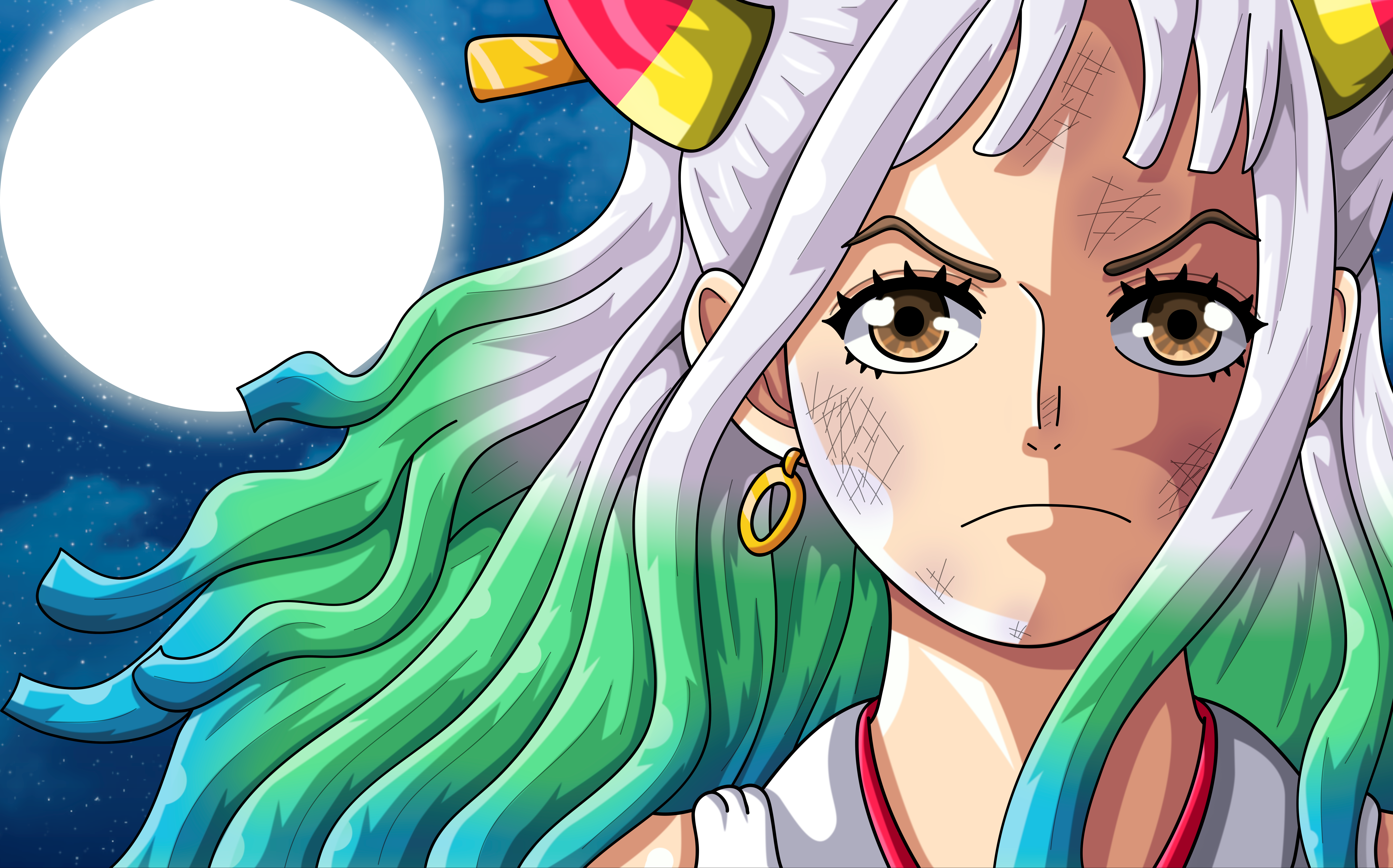 Download Yamato (One Piece) Anime One Piece 4k Ultra HD Wallpaper