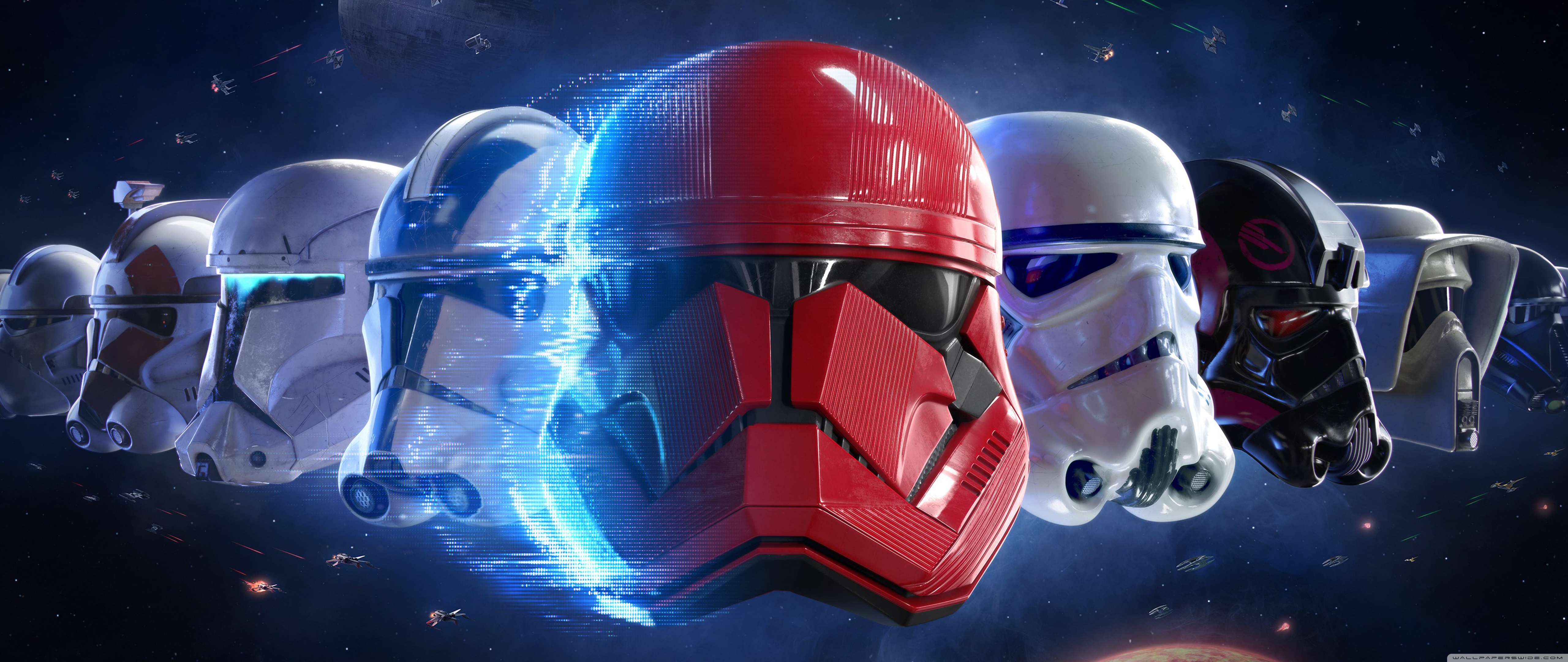 Star Wars Trooper Helmet 4K UHD Wallpaper for UltraHD Desktop and TV, Widescreen and UltraWide Display, Dual Monitor, Smartphone and Tablet Devices