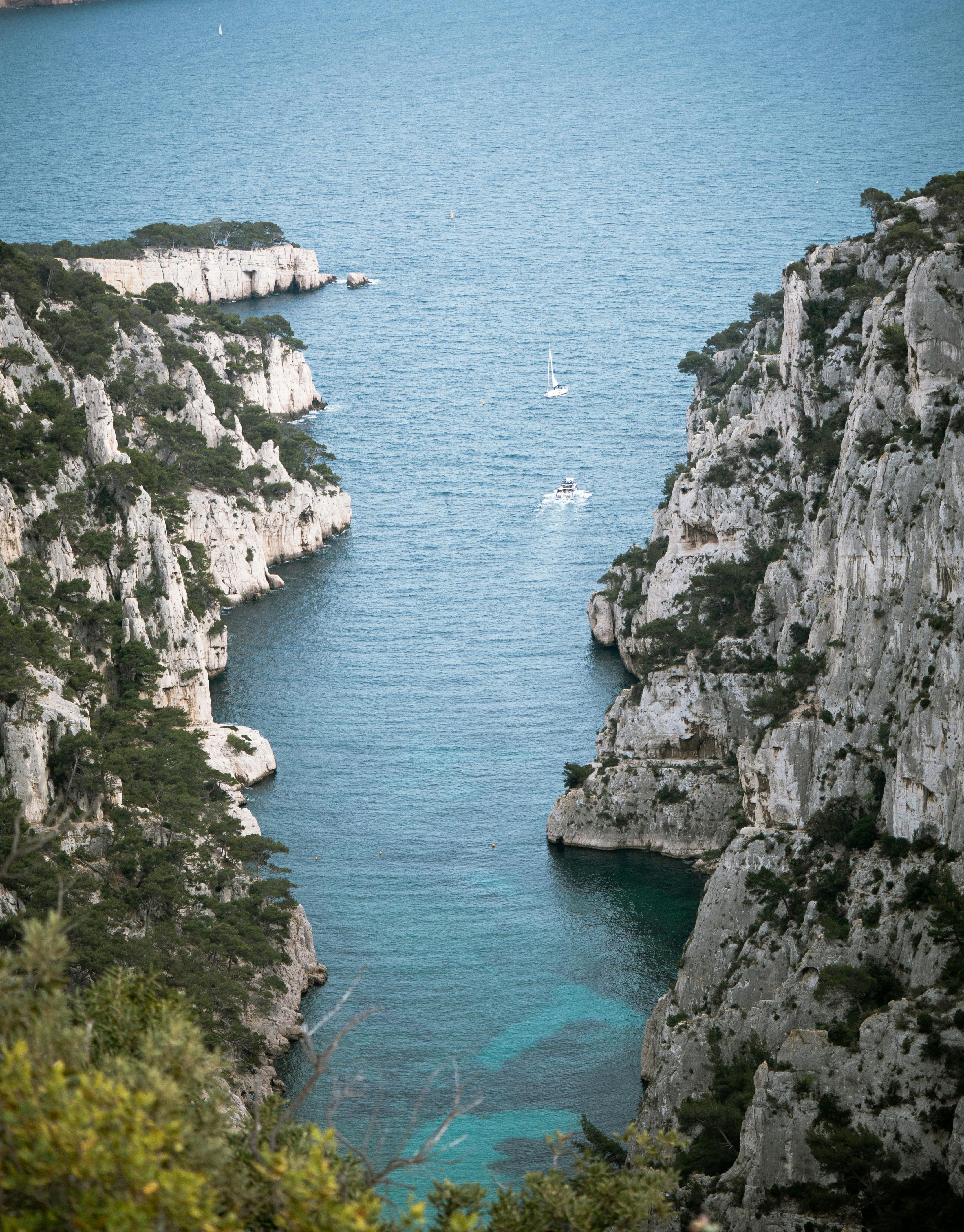 The Calanque de Sugiton in the Massif des Calanques, Marseille, France · Free