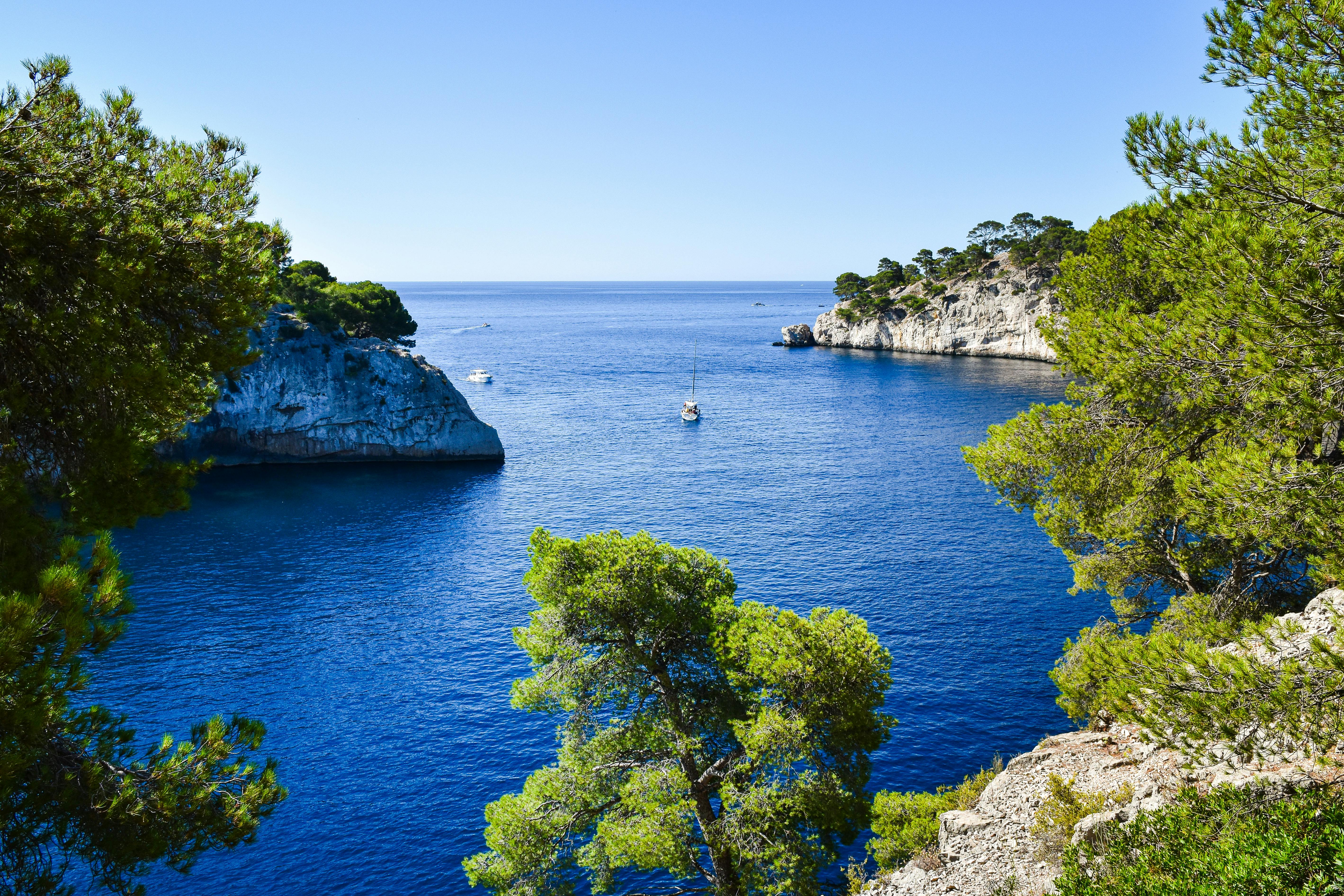 The Calanque de Sugiton in the Massif des Calanques, Marseille, France · Free