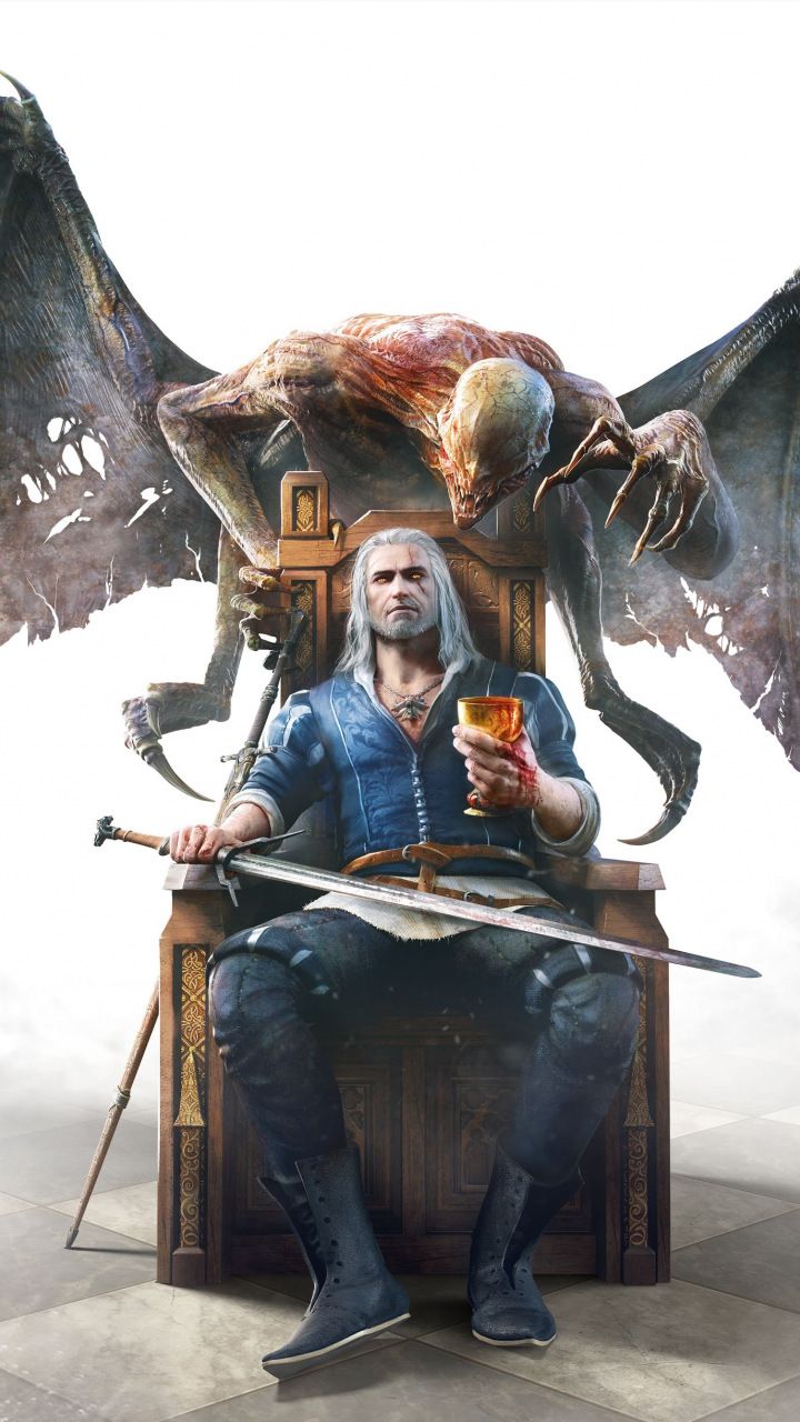 The witcher 3: wild hunt, warrior, game, 720x1280 wallpaper