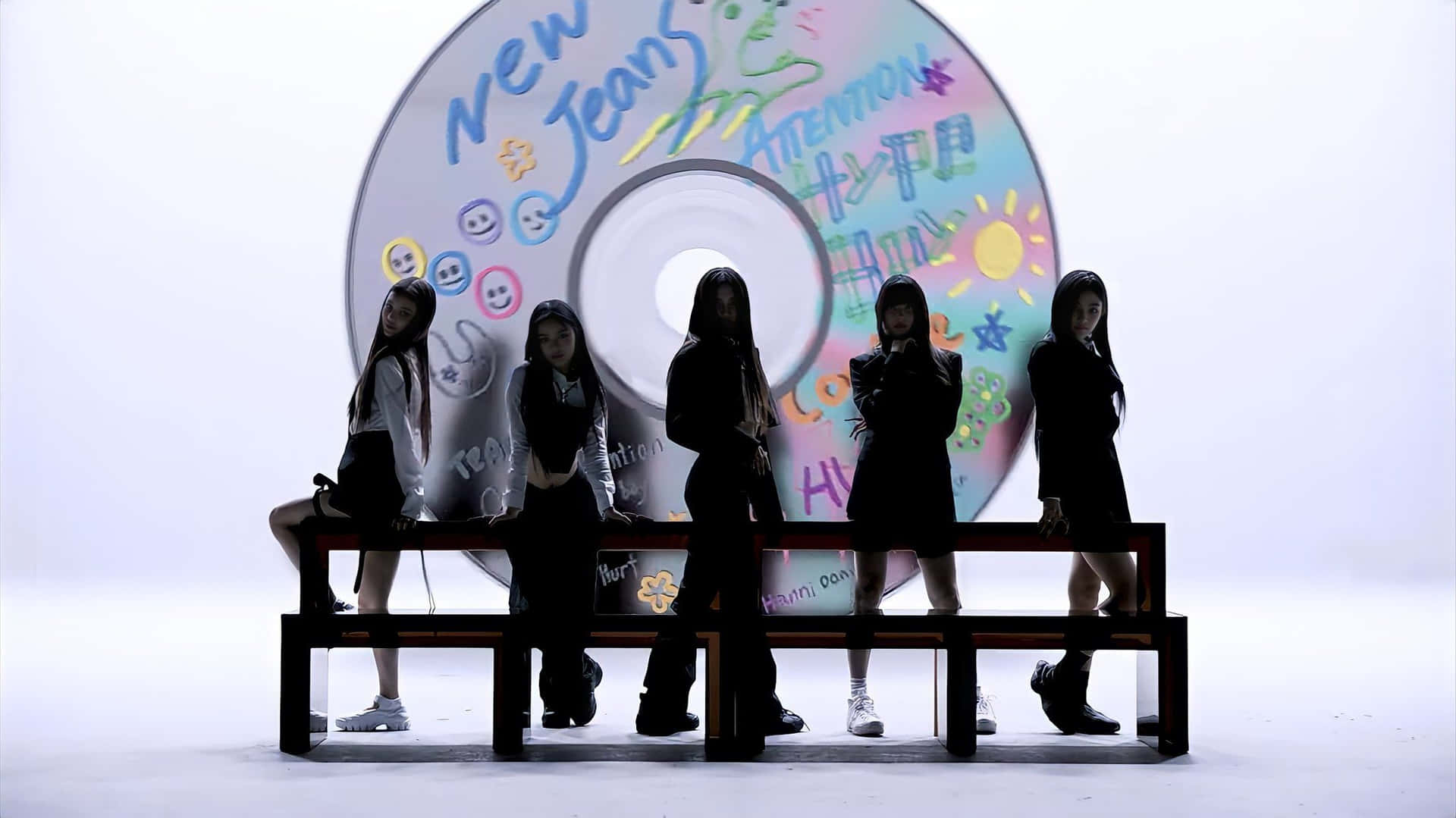 Download New Jeans Promotional C D Backdrop Wallpaper