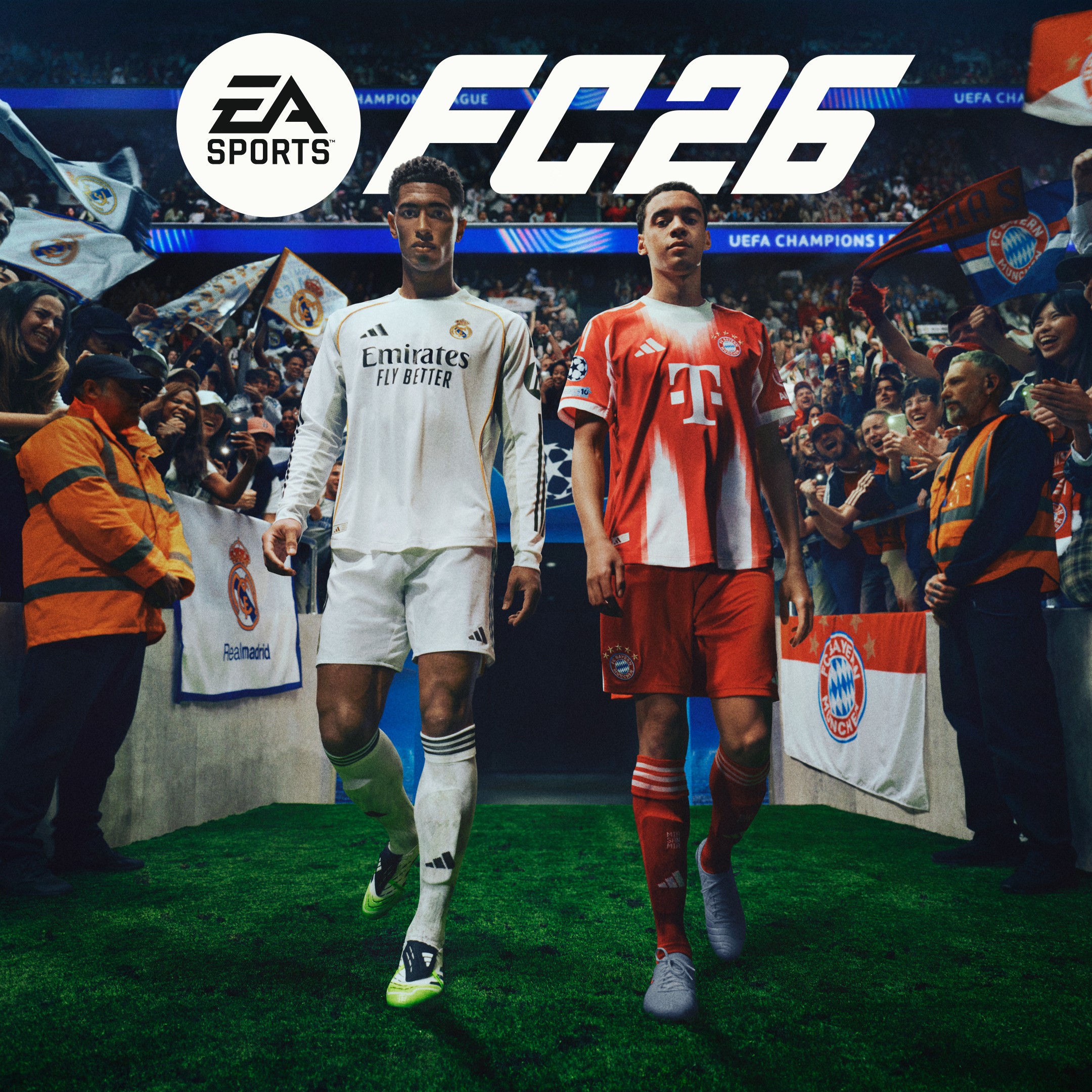 EA has revealed the cover for EA Sports FC 26 with Jude Bellingham and Jamal Musiala