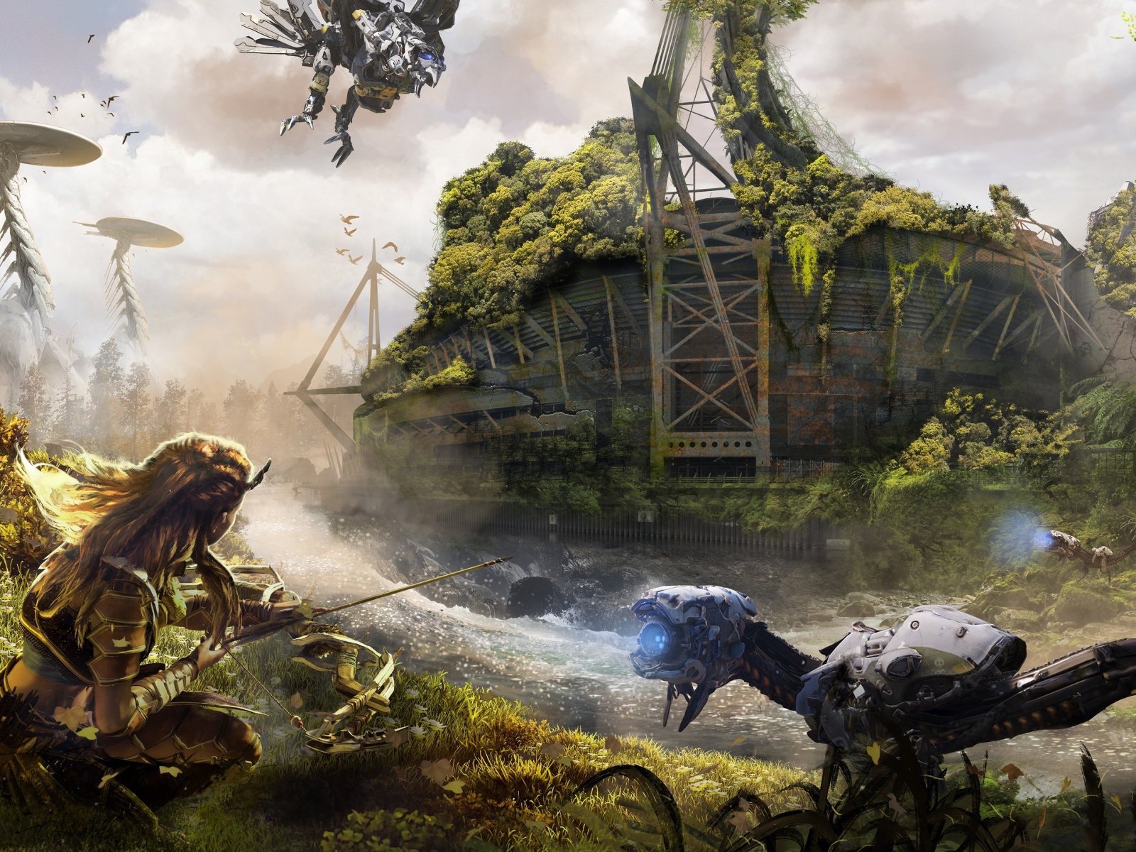 Video Game Horizon Zero Dawn Desktop wallpaper 1600x1200
