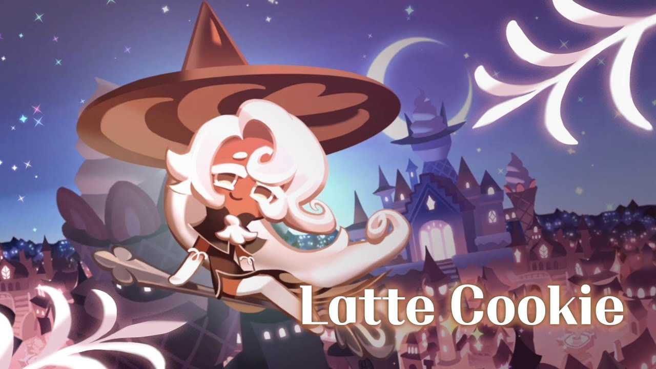 Desktop Latte Cookie Wallpaper