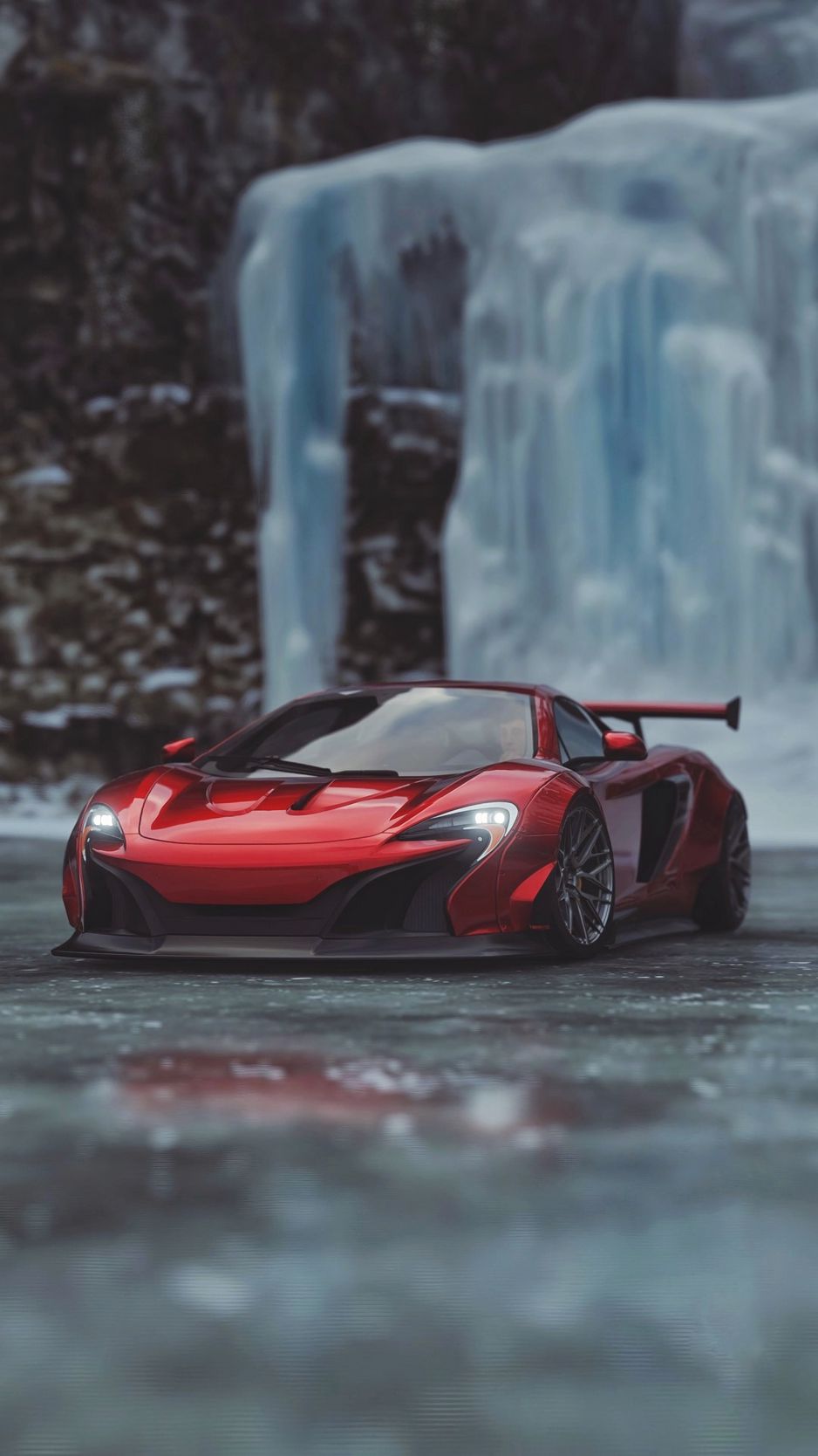 Download Wallpaper 938x1668 Mclaren 650s, Mclaren, Sports Car, Red Iphone 8 7 6s 6 For Parallax HD Background