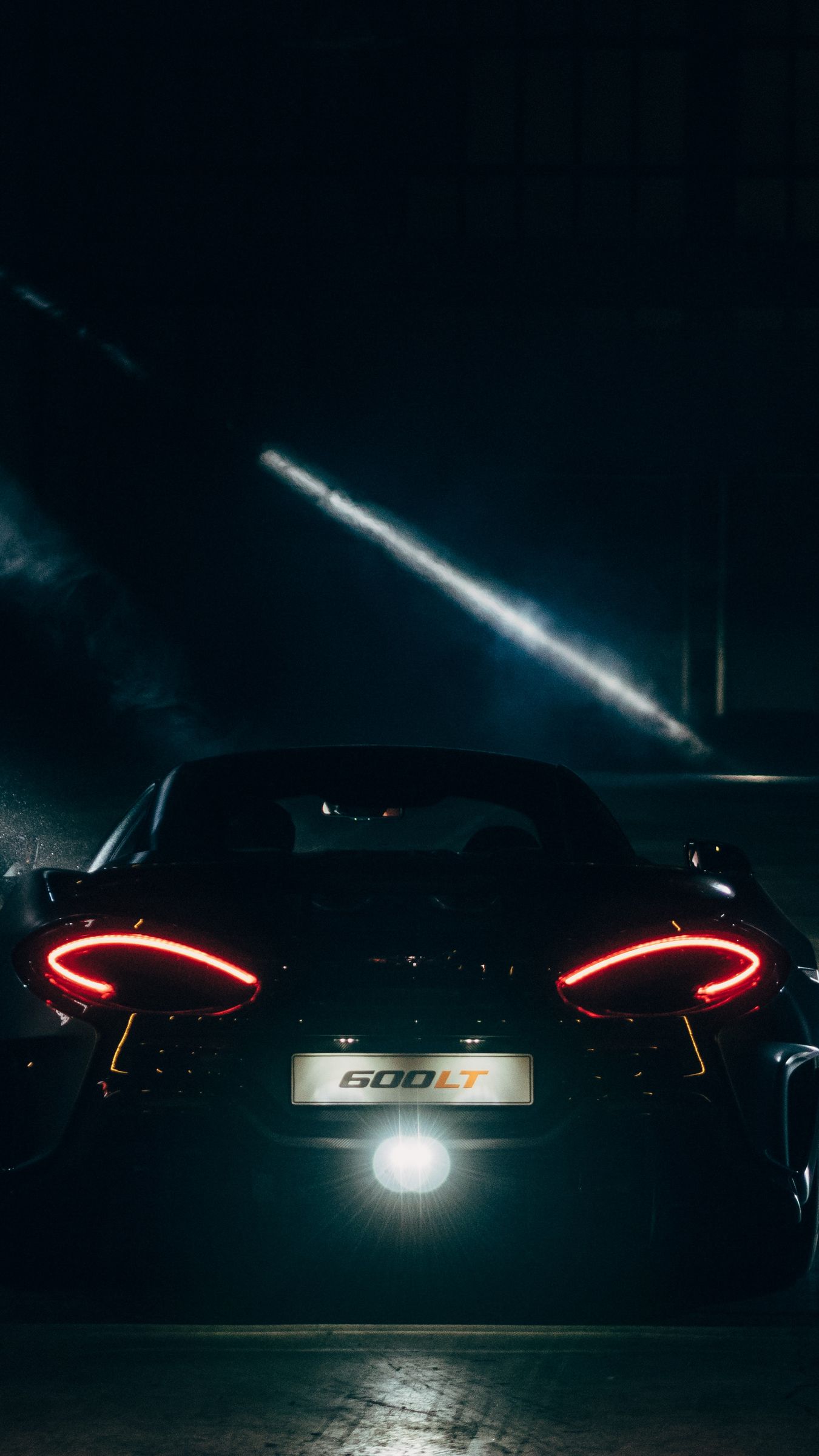 Download wallpaper 1350x2400 mclaren, sports car, lights, dark iphone 8+/7+/6s+/for parallax HD background