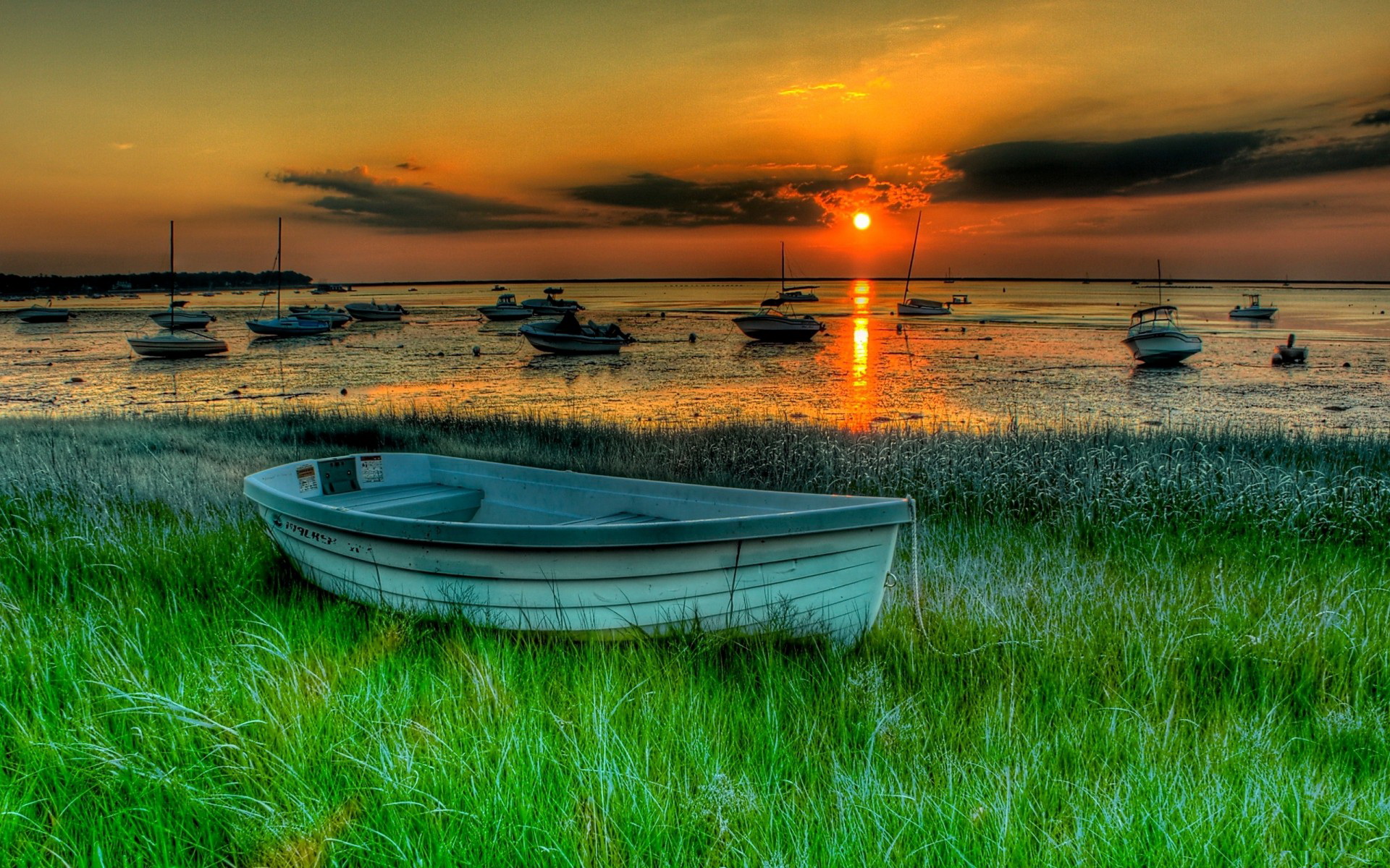 Boats at Sunset