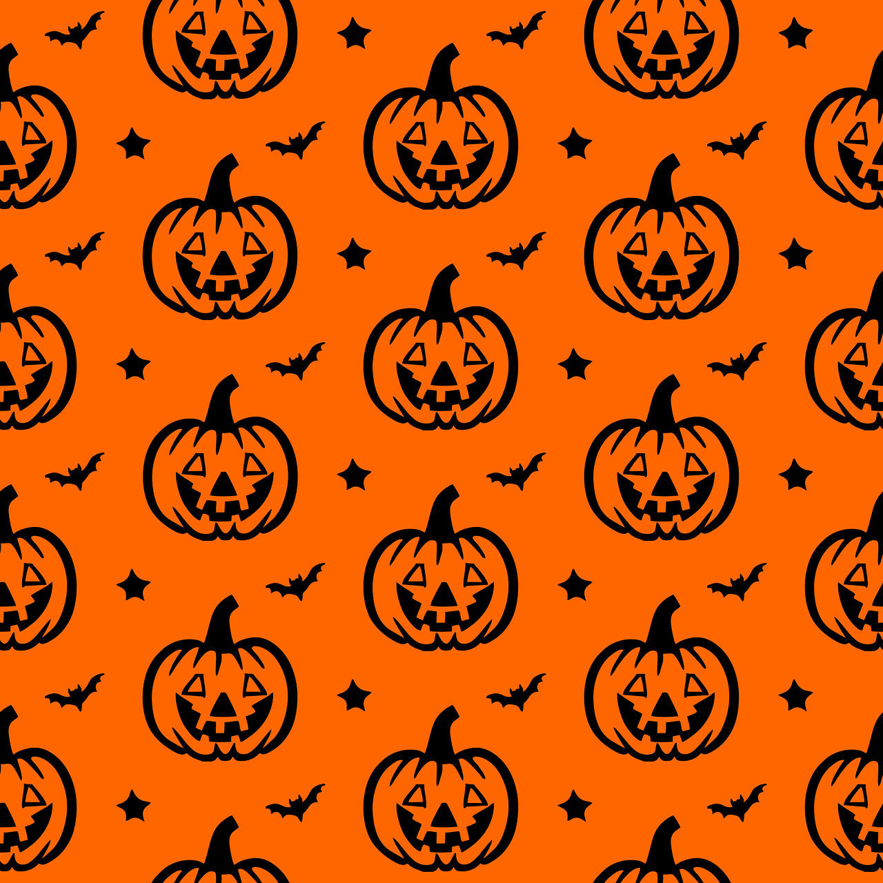 Download Halloween Pumpkin Beautiful Wallpaper. Royalty Free Vector Graphic