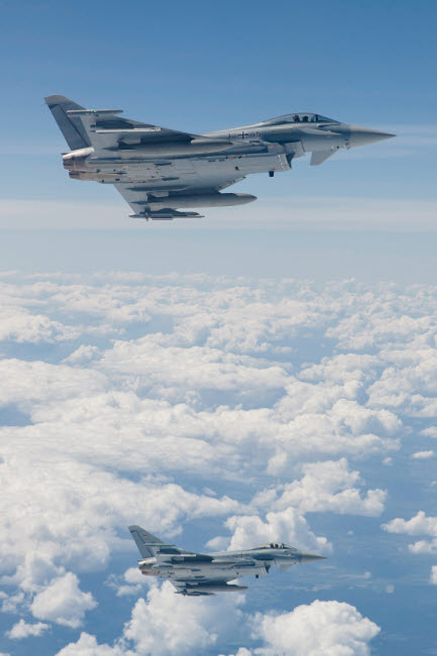 German Eurofighter Typhoon Jets Poster Print By Timm Ziegenthaler Stocktrek Image # VARPSTTZG100382M