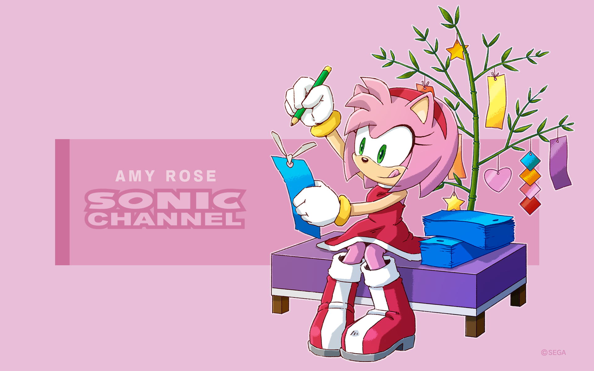 Sonic The Hedgeblog: Amy Rose wallpaper, released o